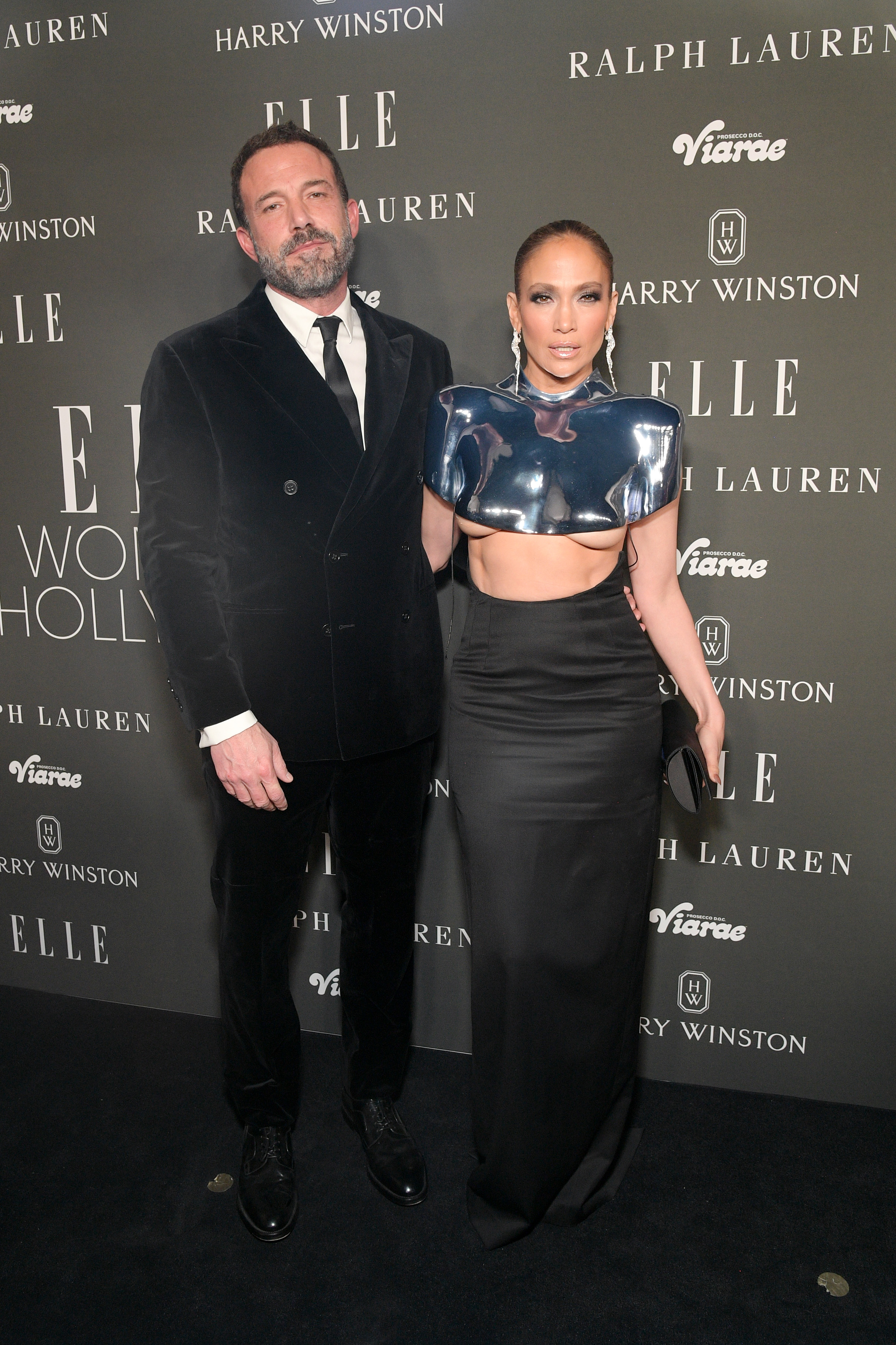 Ben Affleck and Jennifer Lopez attend ELLE's 2023 Women in Hollywood Celebration Presented by Ralph Lauren, Harry Winston and Viarae at Nya Studios on December 05, 2023 in Los Angeles, California | Source: Getty Images