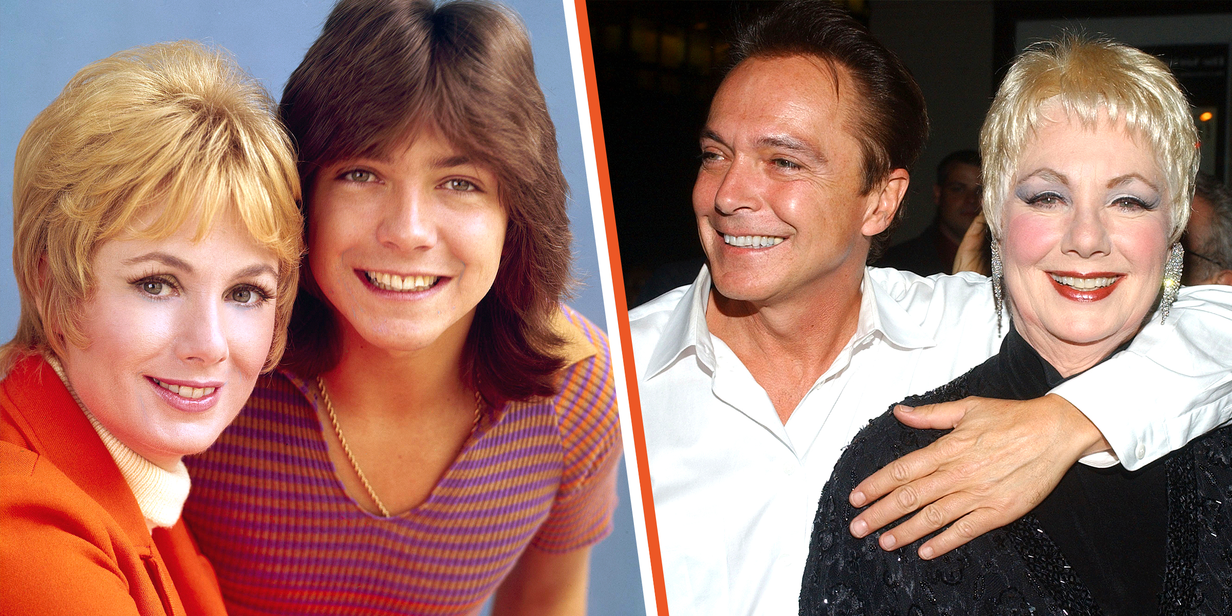 Actress Shirley Jones with her stepson David Cassidy | Source: Getty Images