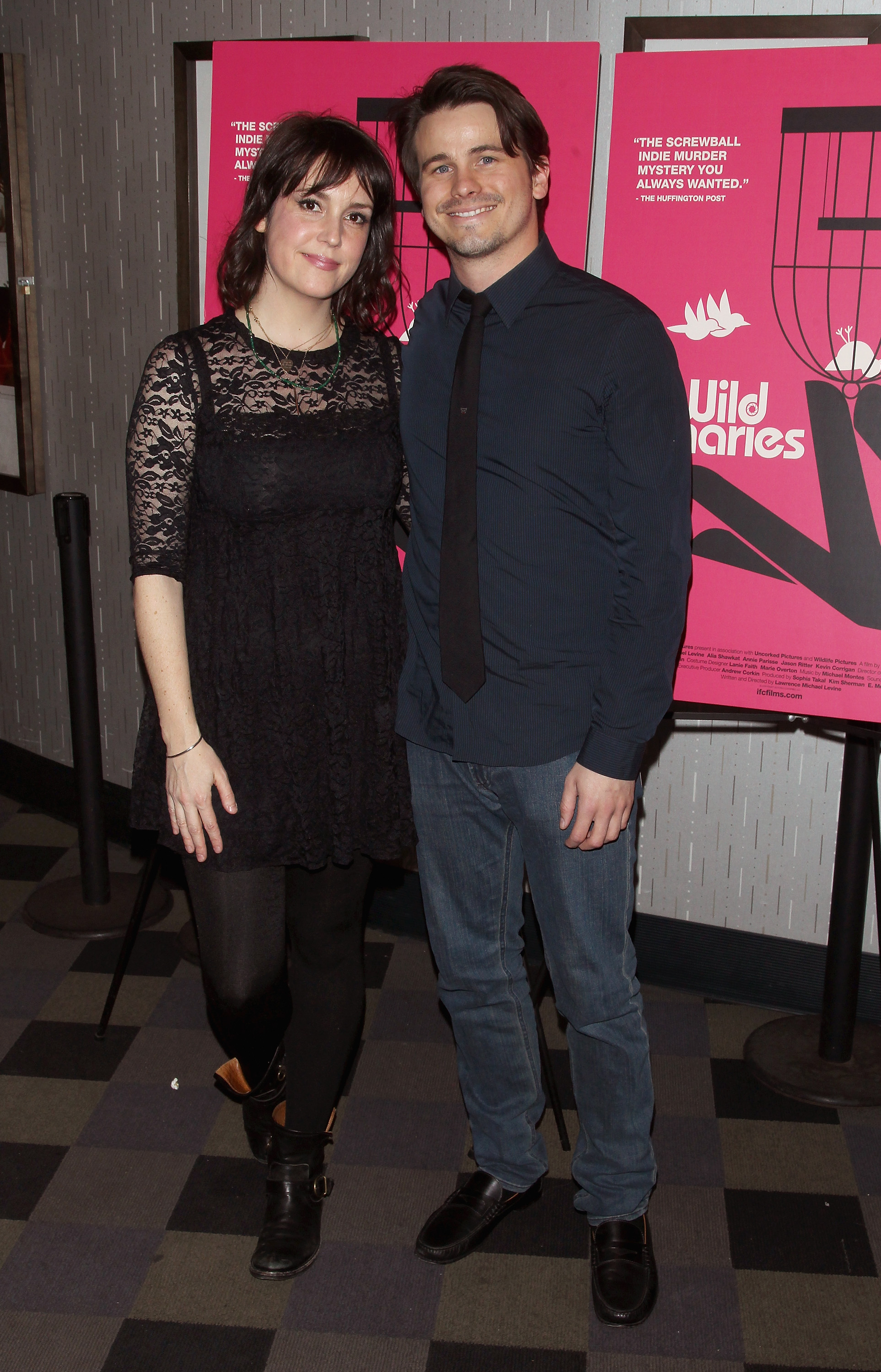 Melanie Lynskey and Jason Ritter at the "Wild Canaries" New York premiere on February 25, 2015, in New York City | Source: Getty Images