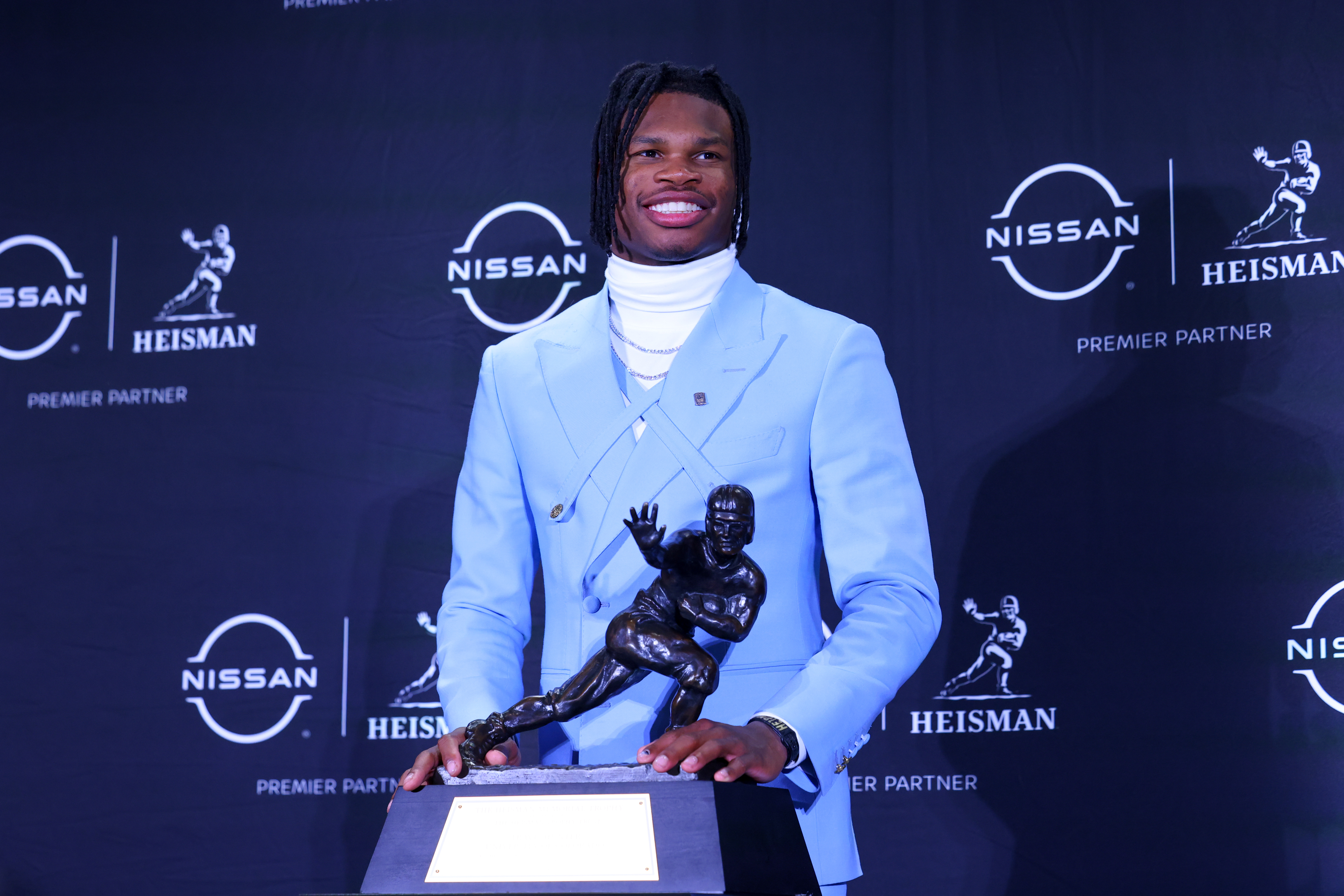 Travis Hunter on December 14, 2024, in New York | Source: Getty Images