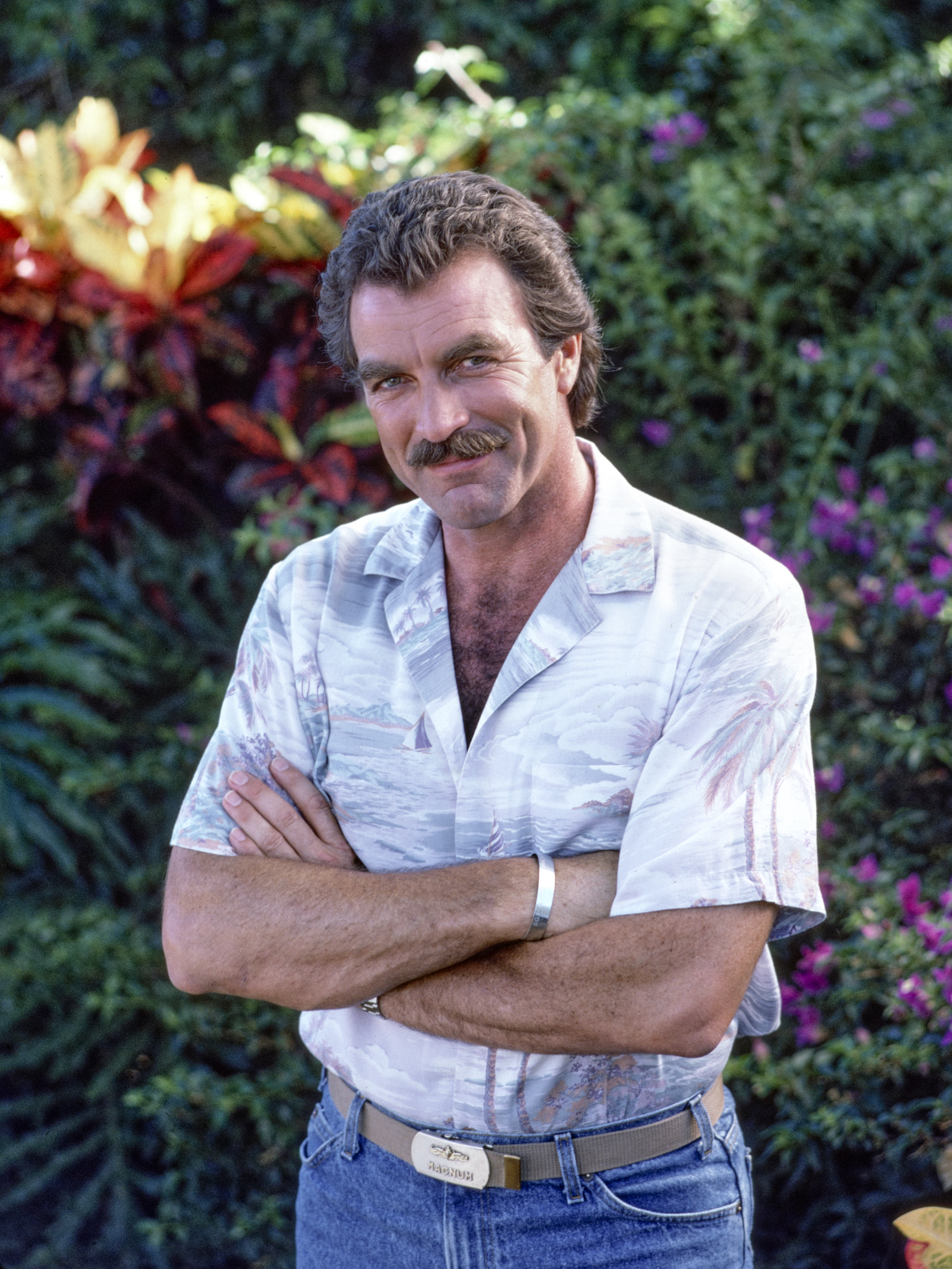 Tom Selleck on "Magnum P.I." in 1985 | Source: Getty Images