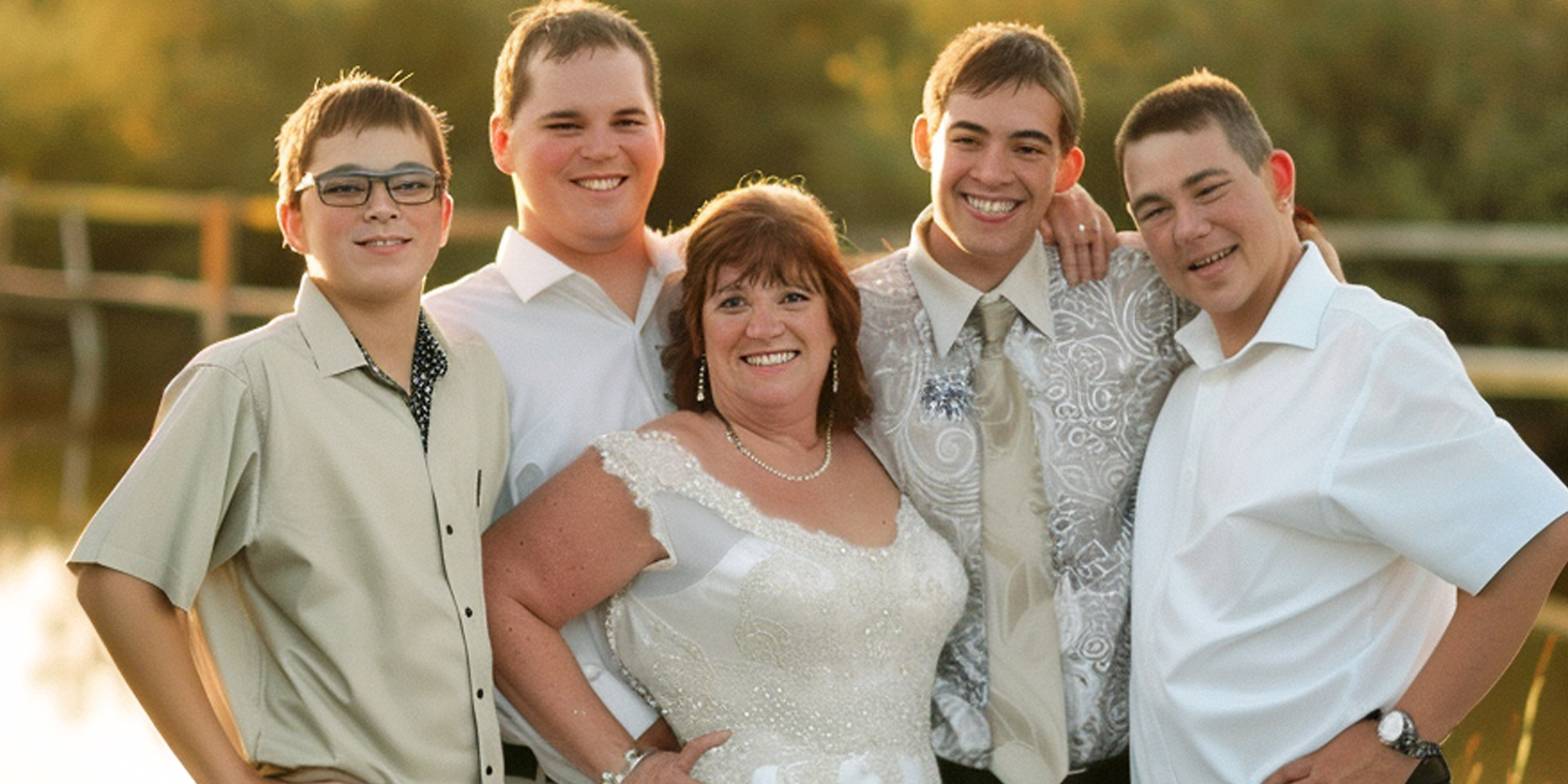 A woman with her four sons | Source: Amomama