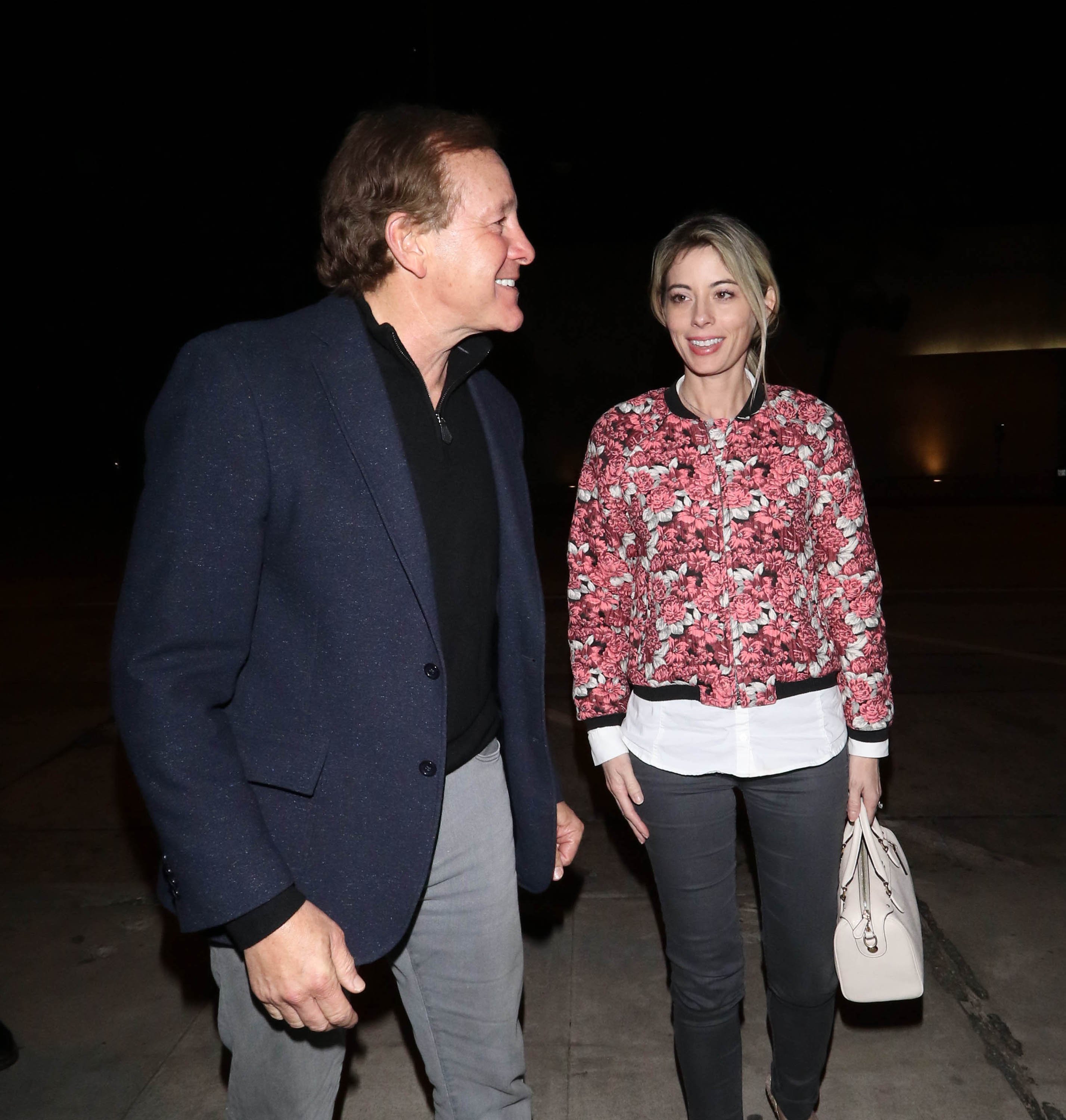 Steven Guttenberg and Emily Smith on February 18, 2019 in Los Angeles, CA. | Source: Getty Images