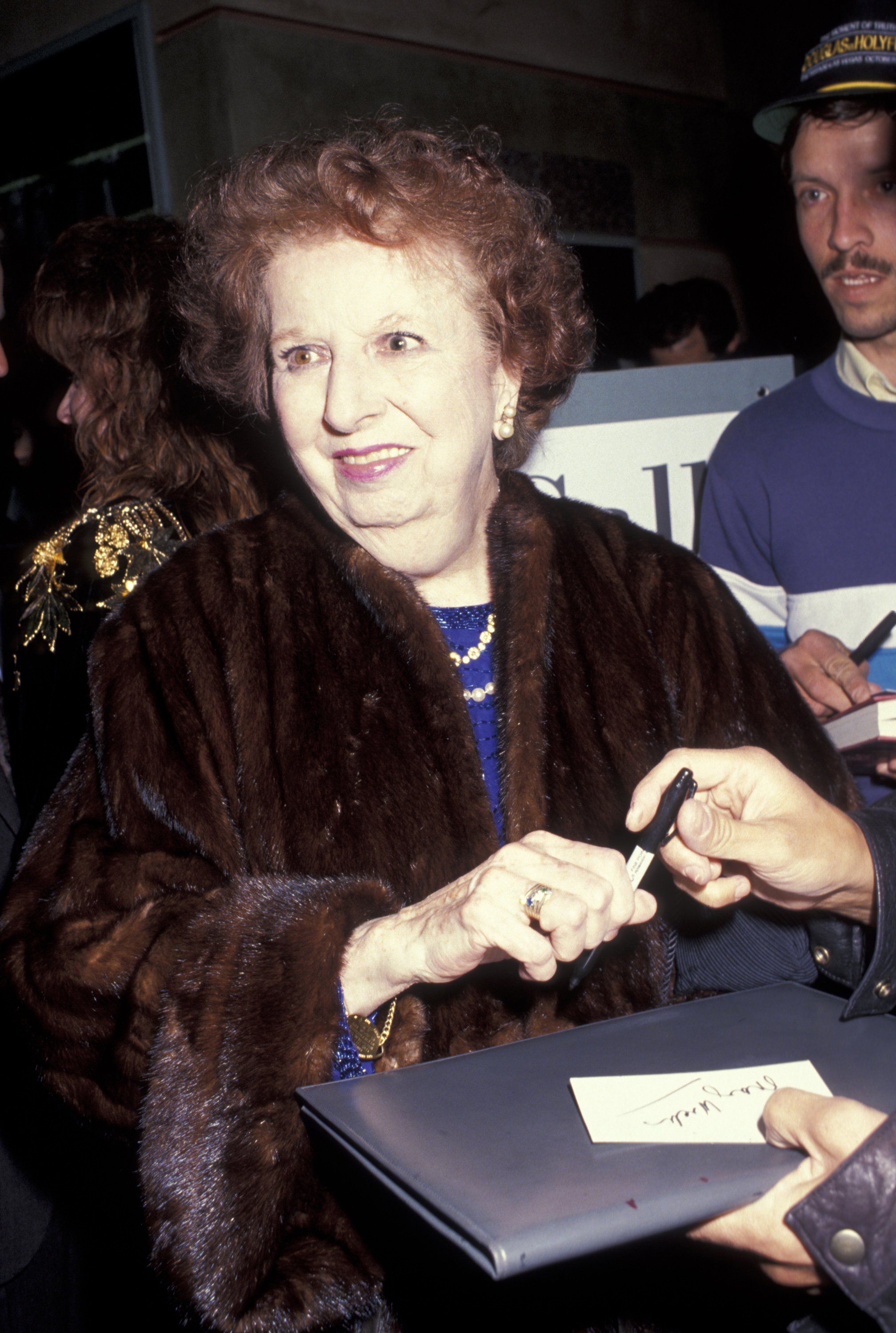 Mary Wickes during "Little Night Music" - Opening at Doolittle Theater Open in Hollywood, California, United States. | Source: Getty Images