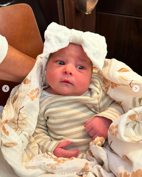 Ahna Cameron Bower's new baby, posted on August 1, 2024 | Source: Instagram/kirkcameronofficial