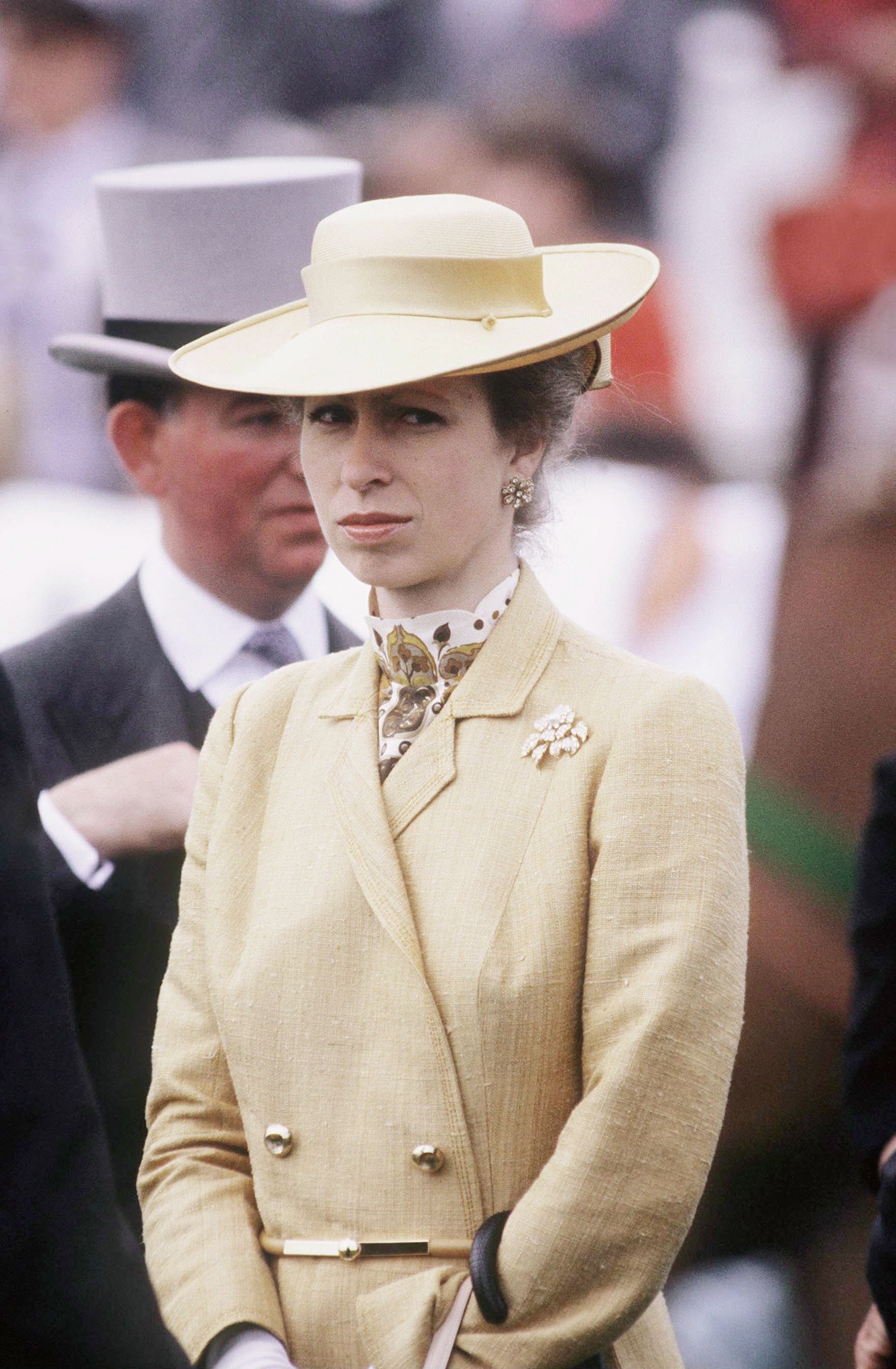 Princess Anne at The Derby on June 1, 1983, in Epsom, United Kingdom. | Source: Tim Graham Photo Library/Getty Images