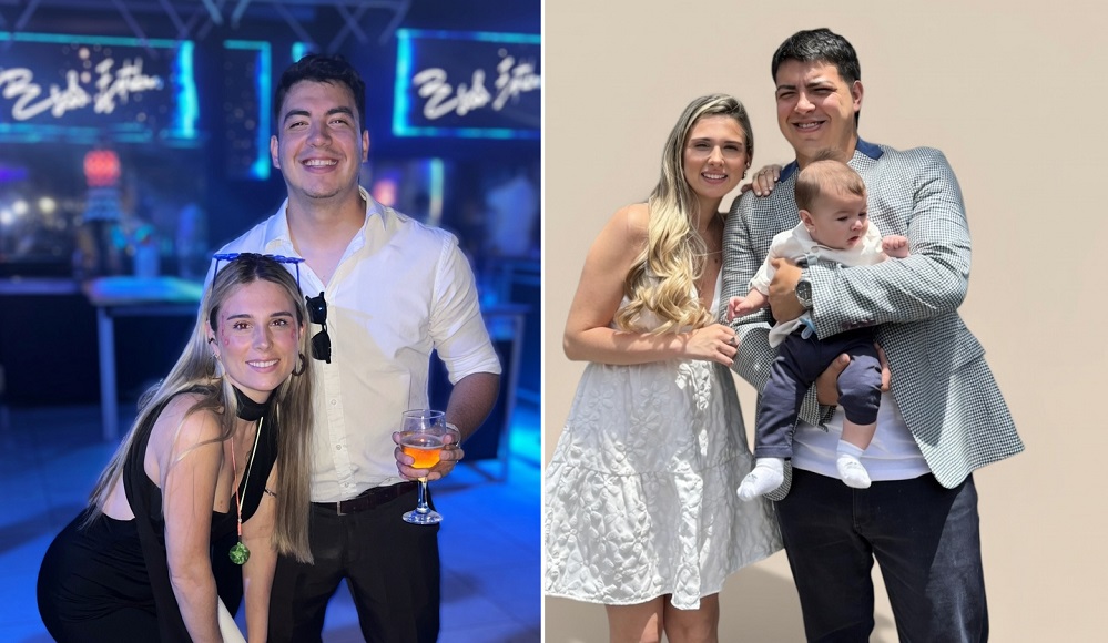 Mariano Robles and Solana Albornoz in photos shared on April 6, 2026  | Source: Facebook/Infoaguilares