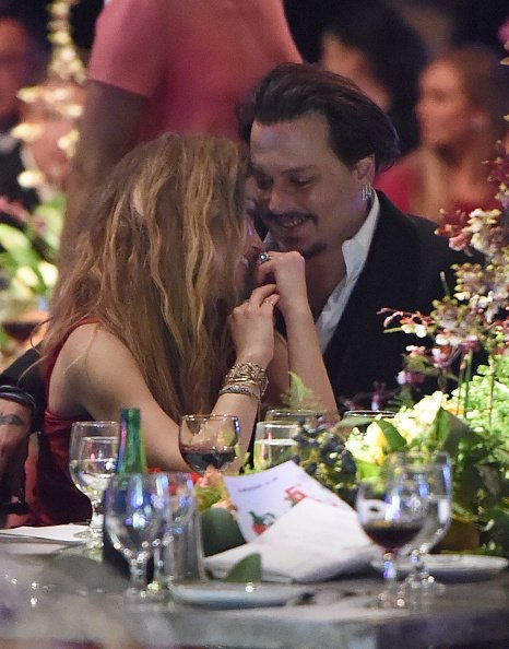 Amber Heard und Johnny Depp, "The Art of Elysium", Culver City, 2016 | Quelle: Getty Images Amber Heard und Johnny Depp, "The Art of Elysium", Culver City, 2016 | Quelle: Getty Images