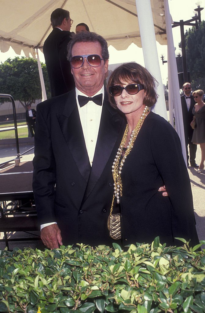 James Garner and wife Lois Clarke on August 25, 1991 | Source: Getty Images 