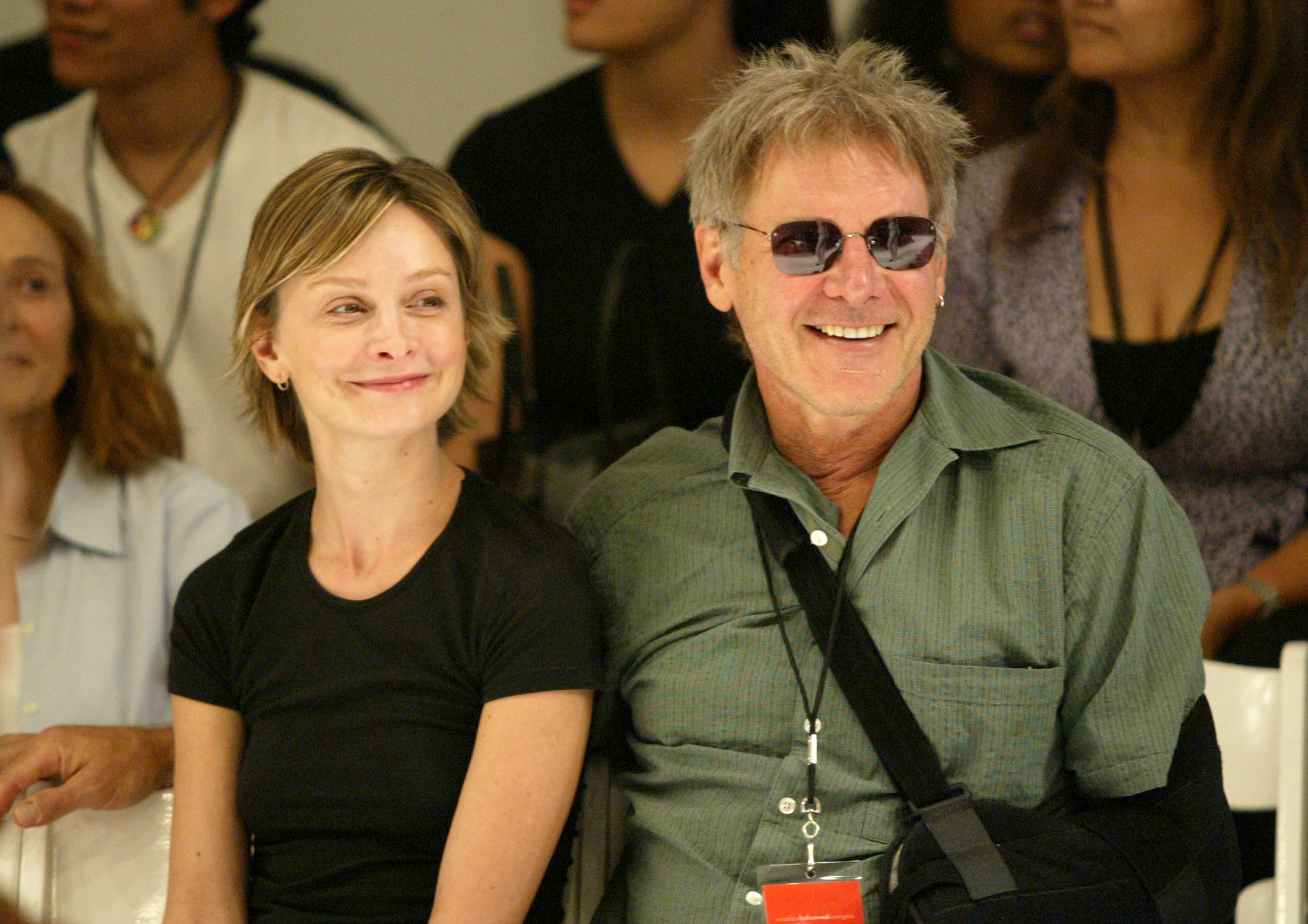 Harrison Ford and Calista Flockhart at the 2003 Smashbox Fashion Week in Los Angeles | Source: Getty Images