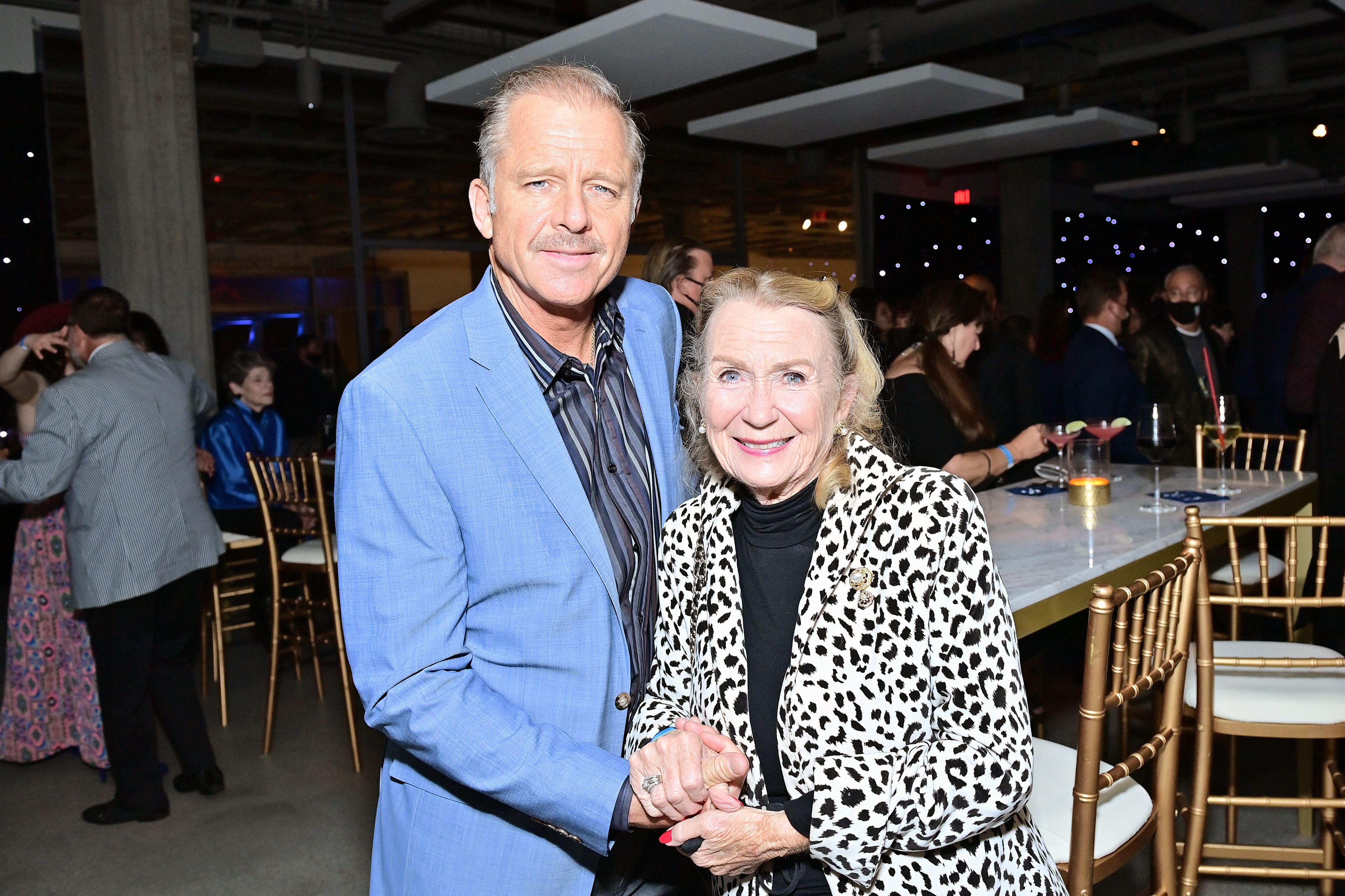 Maxwell Caulfield and Juliet Mills attend the opening night after party during the 2022 TCM Classic Film Festival at the Academy Museum of Motion Pictures on April 21, 2022, in Los Angeles, California. | Source: Getty Images