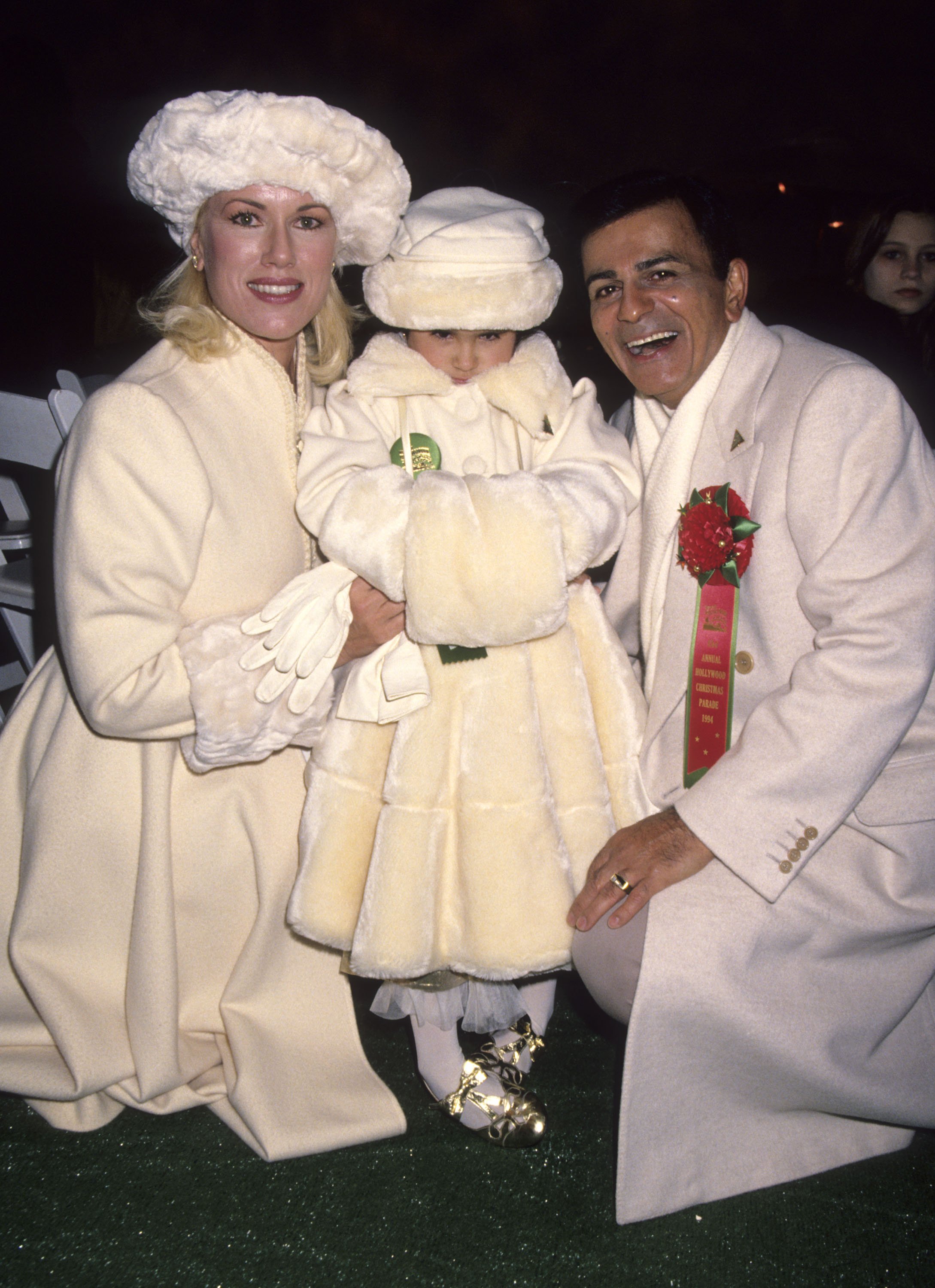 Casey Kasem with his wife Jean and daughter Liberty in California 1994.  | Source: Getty Images