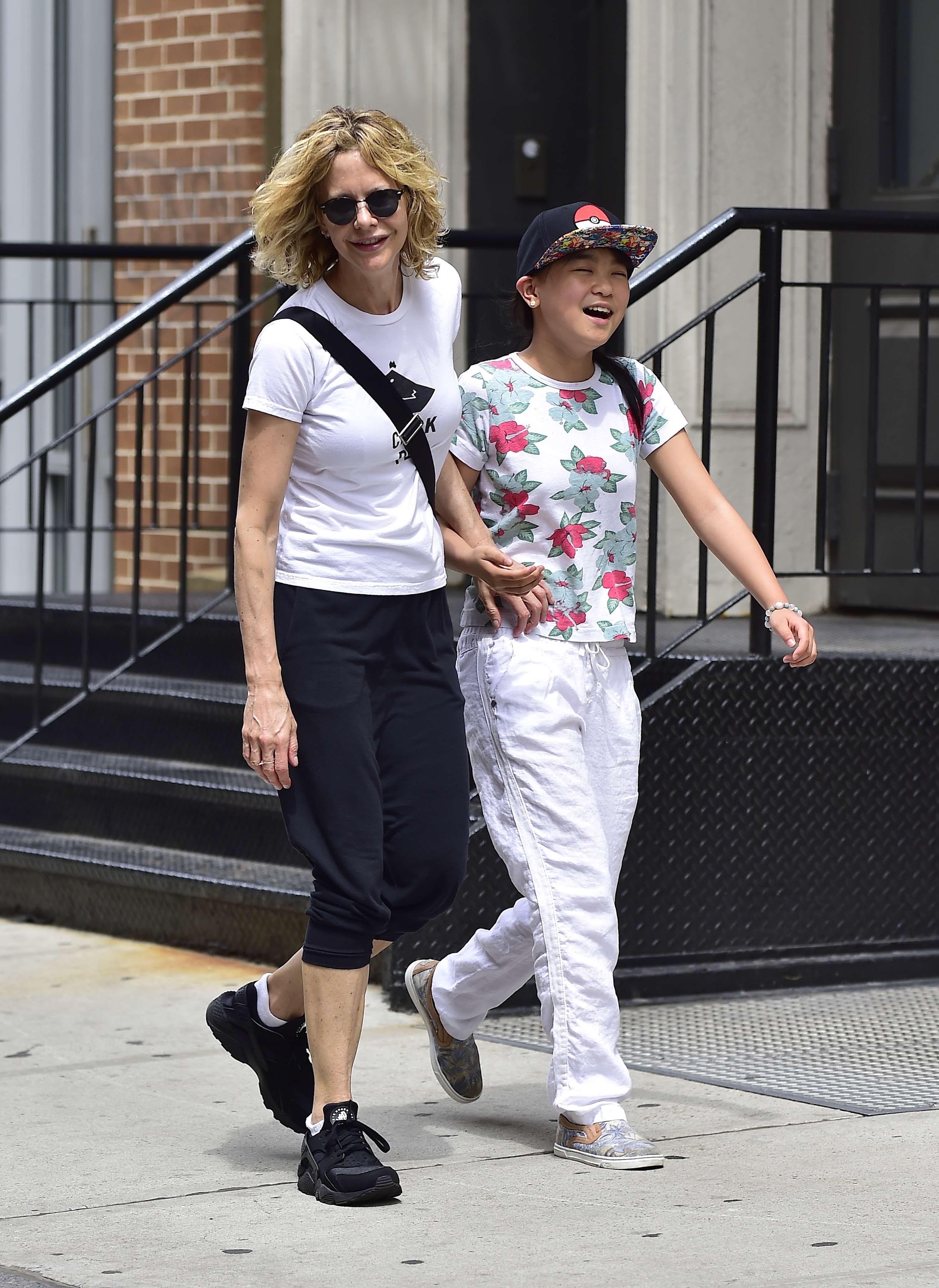 Meg Ryan y su hija Daisy True Ryan en Nueva York en 2016 | Foto: Getty Images