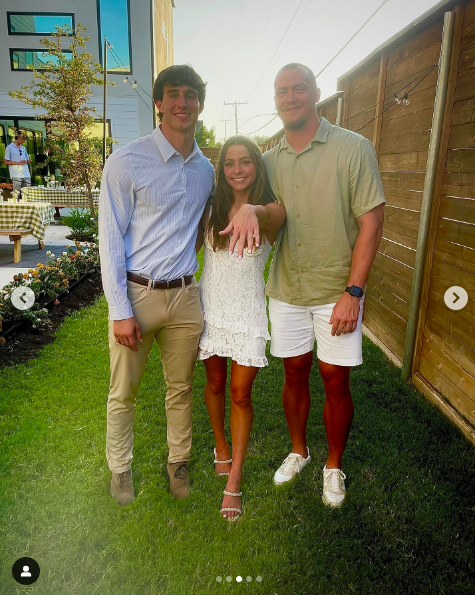 Hudson Clark, Emma Jean Kelley and Zach Zimos posing for a picture, posted July 1, 2024 | Source: Instagram/zach_zimos