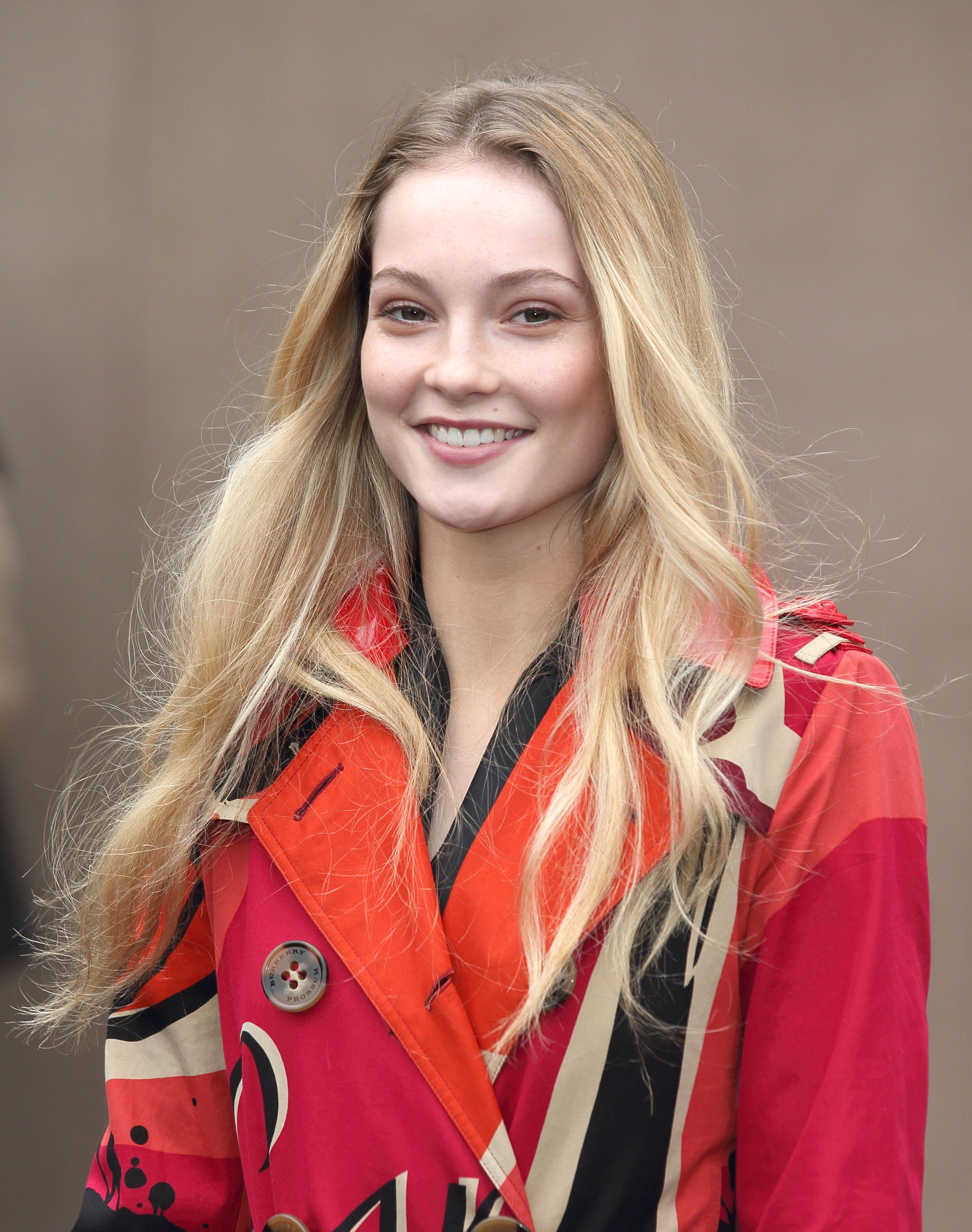 Hannah Dodd at the Burberry Prorsum show on January 12, 2015 in London. | Getty Images