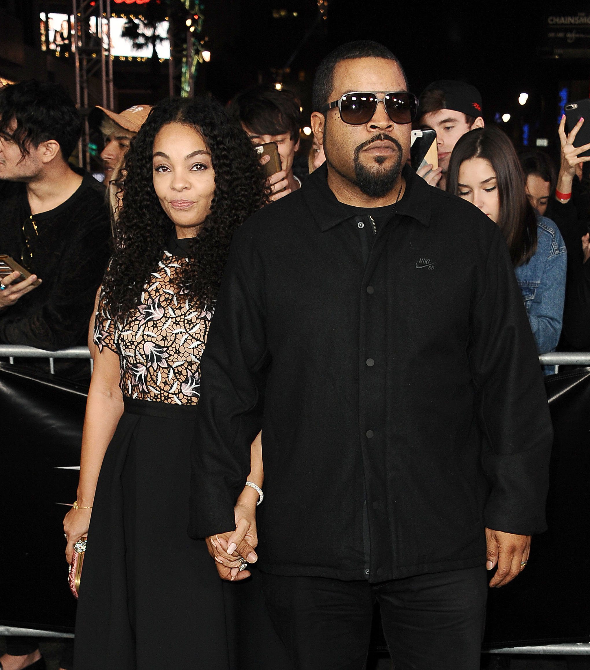 Kimberly Woodruff and Ice Cube at the premiere of "xXx: Return of Xander Cage" in Hollywood, California on January 19, 2017. | Source: Getty Images