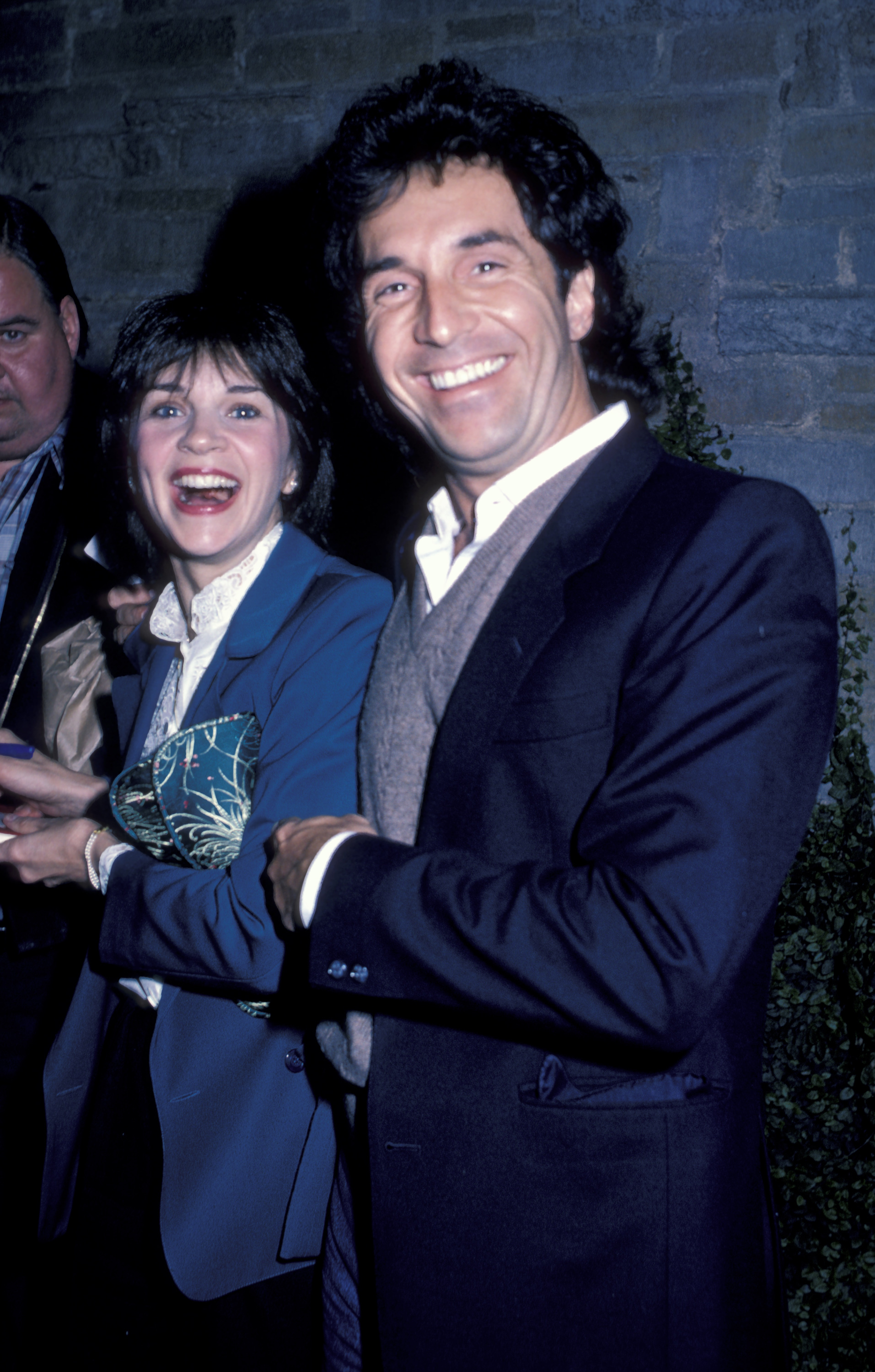 Their father with his second wife in Westwood, California on March 19, 1984 | Source: Getty Images