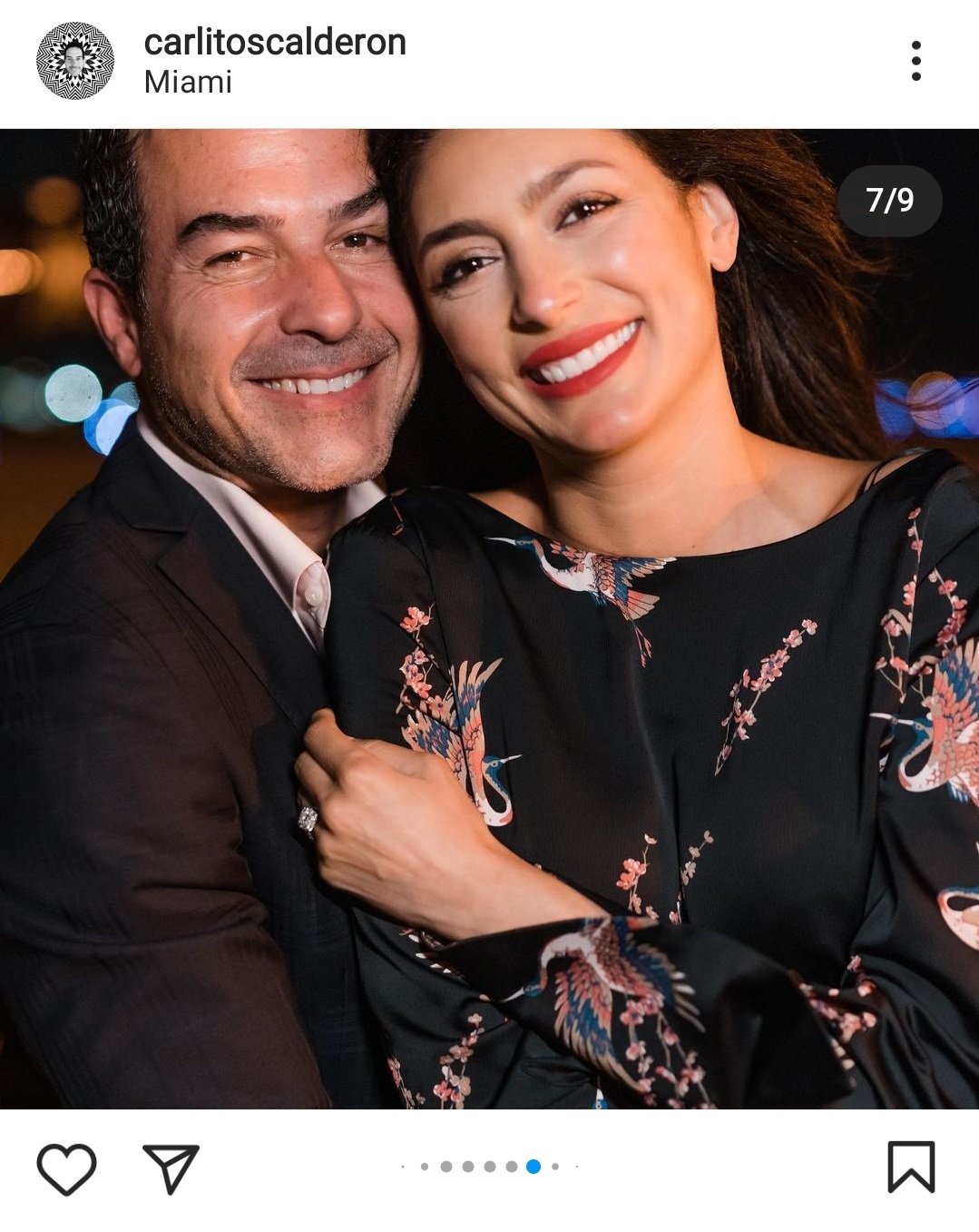 Propuesta de matrimonio de Carlos a Vanessa. | Foto: Captura de pantalla de Instagram/carlitoscalderon