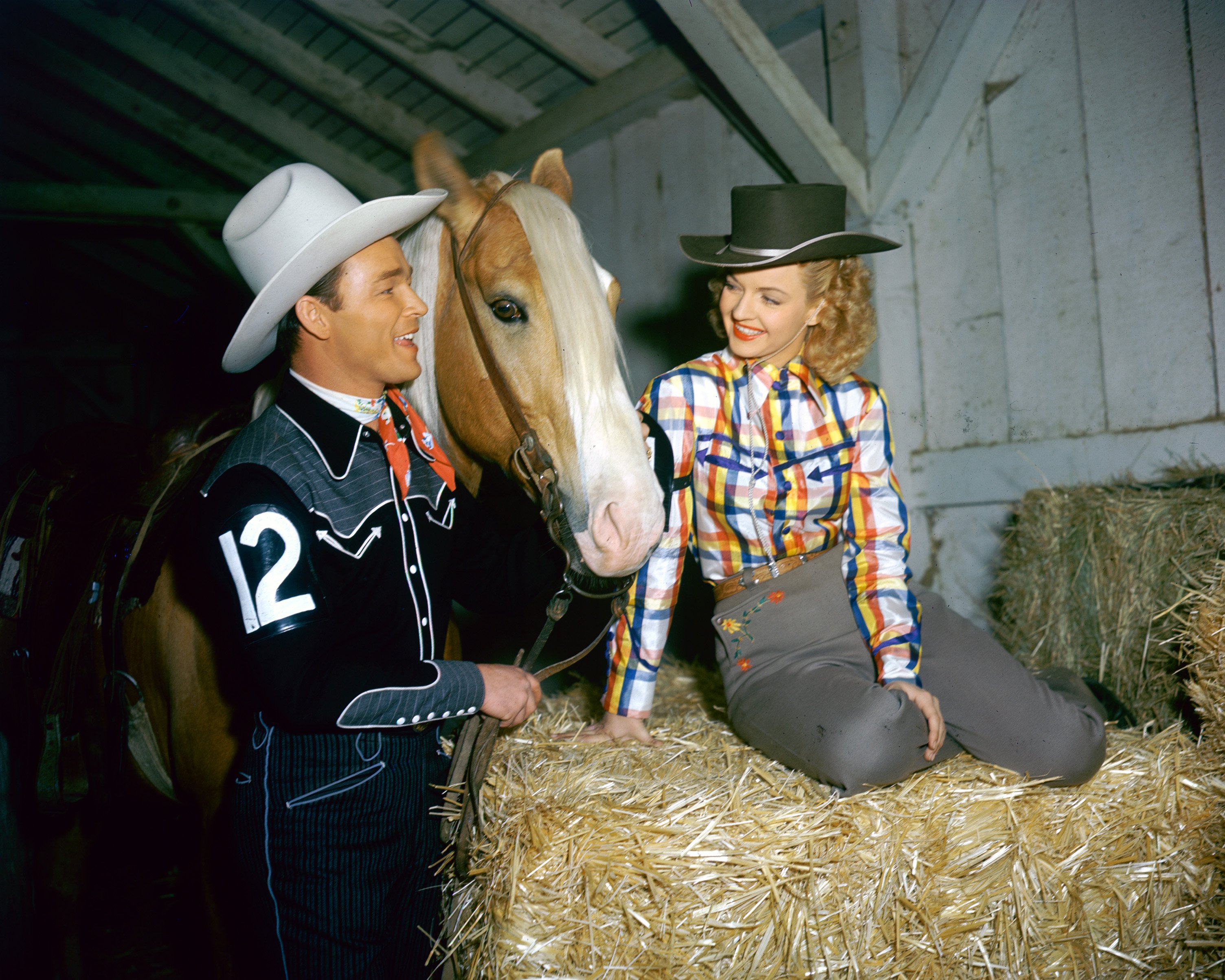 Roy Rogers and his wife Dale Evans posing together. | Source: Getty Images