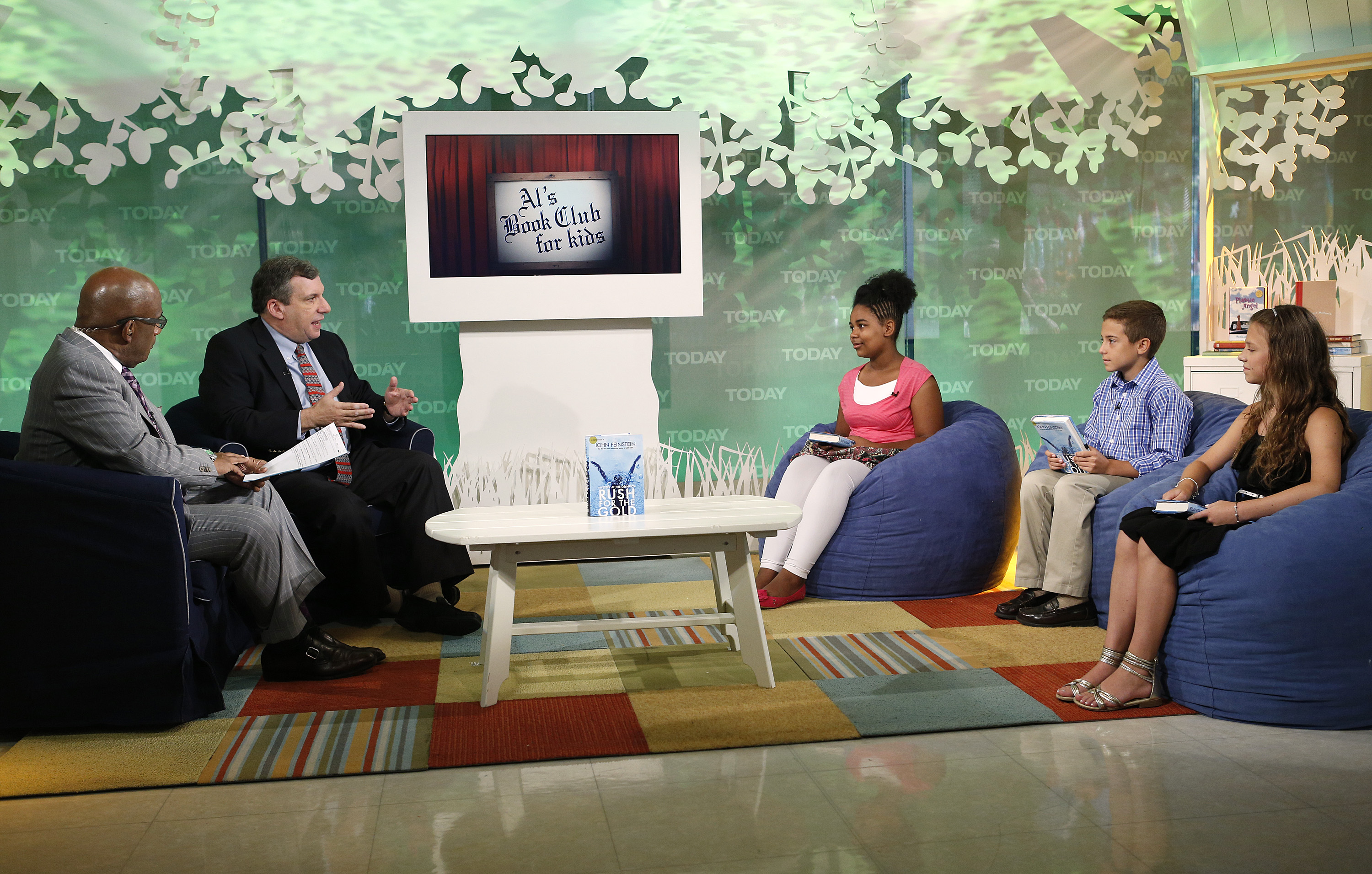 Al Roker and John Feinstein appear on NBC News' "TODAY" show on July 18, 2012 | Source: Getty Images