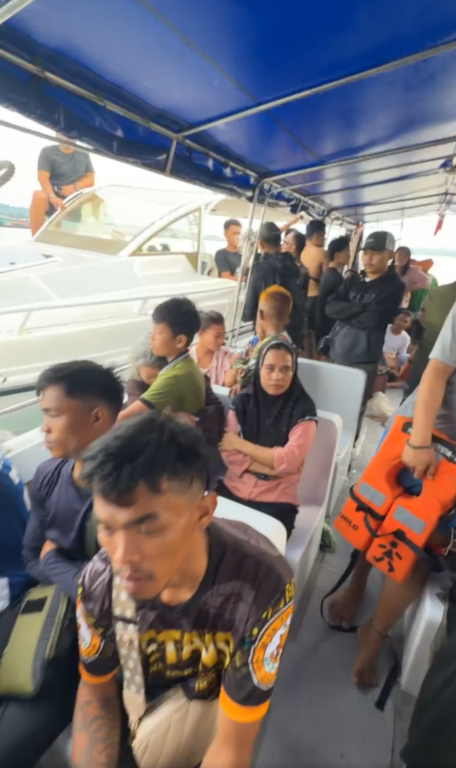 People rescued from the ferry disaster as seen in a video posted on January 26, 2026 | Source: Facebook/Kagawad Gamar "Gams" Alih