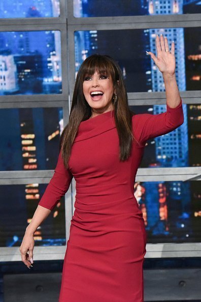 Marie Osmond on set of The Late Show with Stephen Colbert | Photo: Getty Images