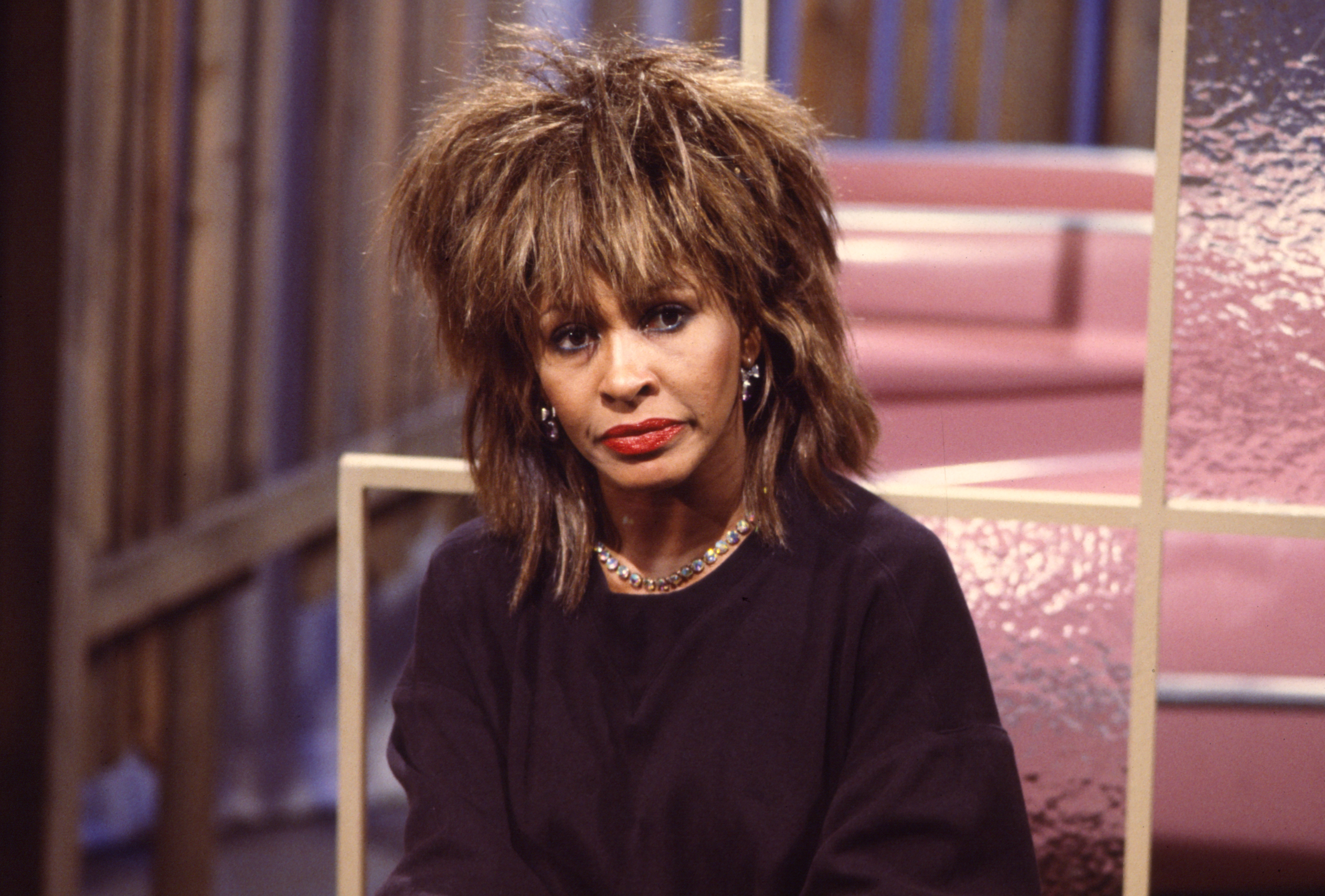 Tina Turner is pictured during an interview on MTV at Teletronic Studios on August 22, 1984, New York City | Source: Getty Images