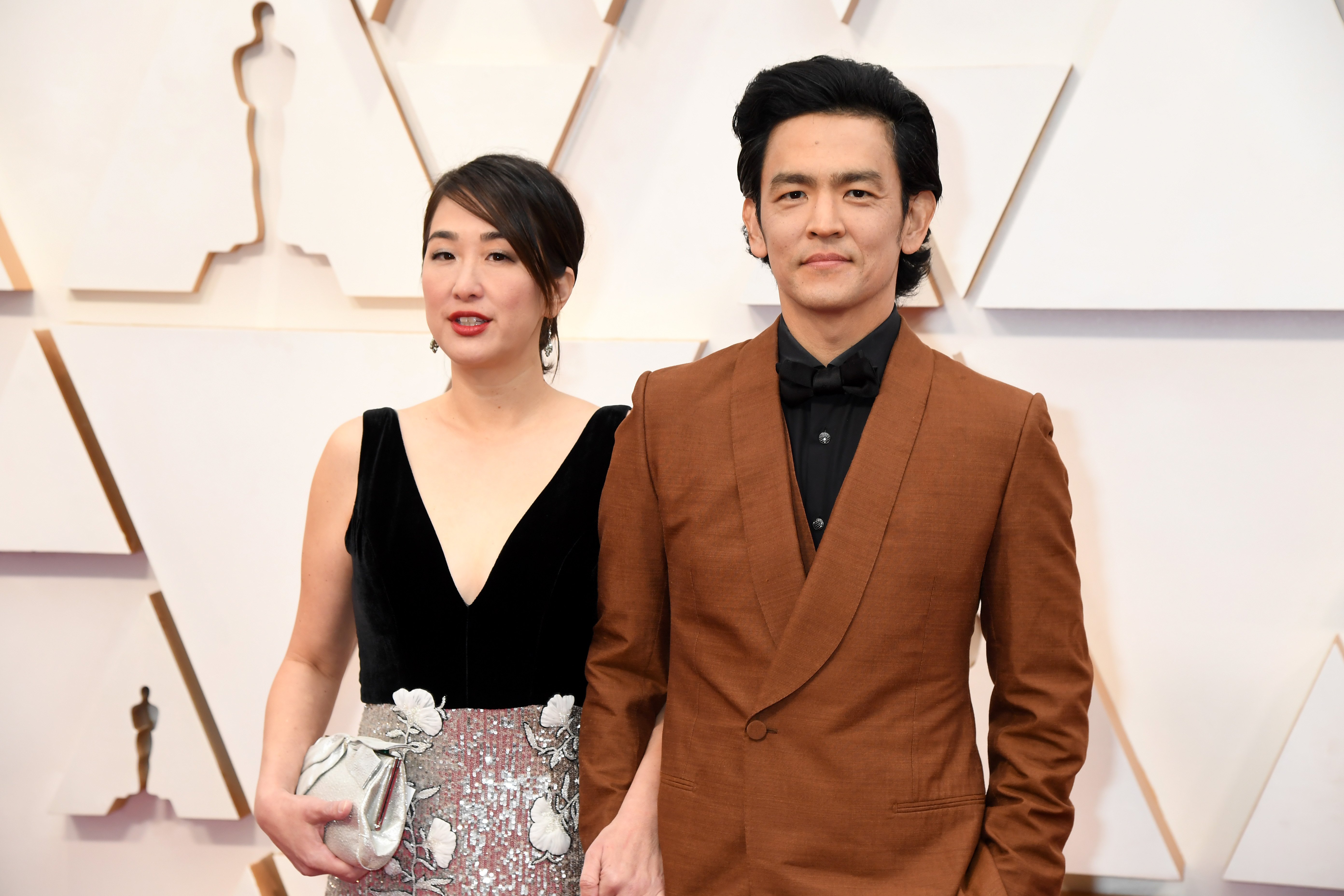 Kerri Higuchi and John Cho at the 92nd Annual Academy Awards in 2020, in Hollywood, California. | Source: Getty Images