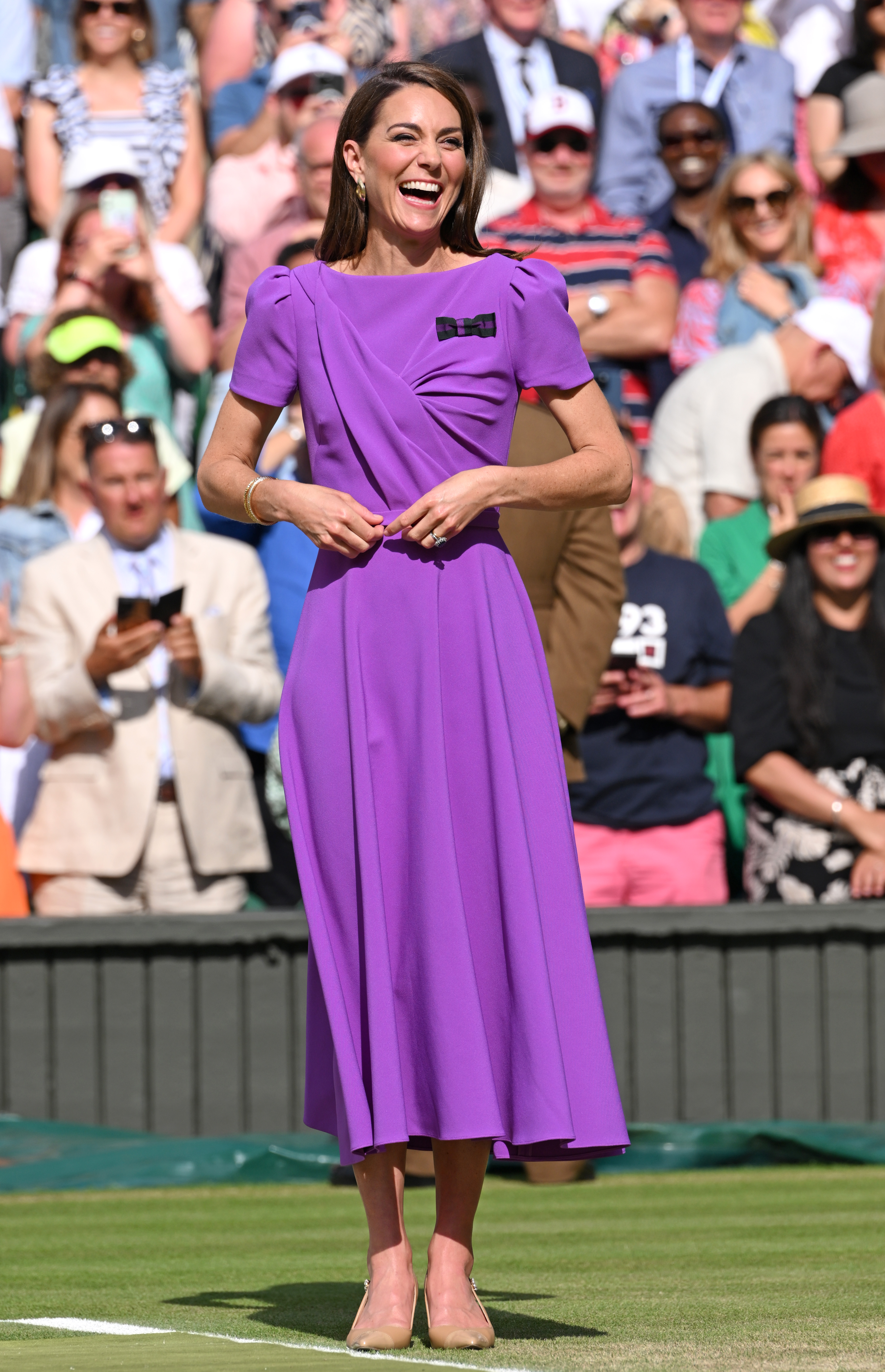 Princess Catherine at the Wimbledon Tennis Championships on July 14, 2024 | Source: Getty Images