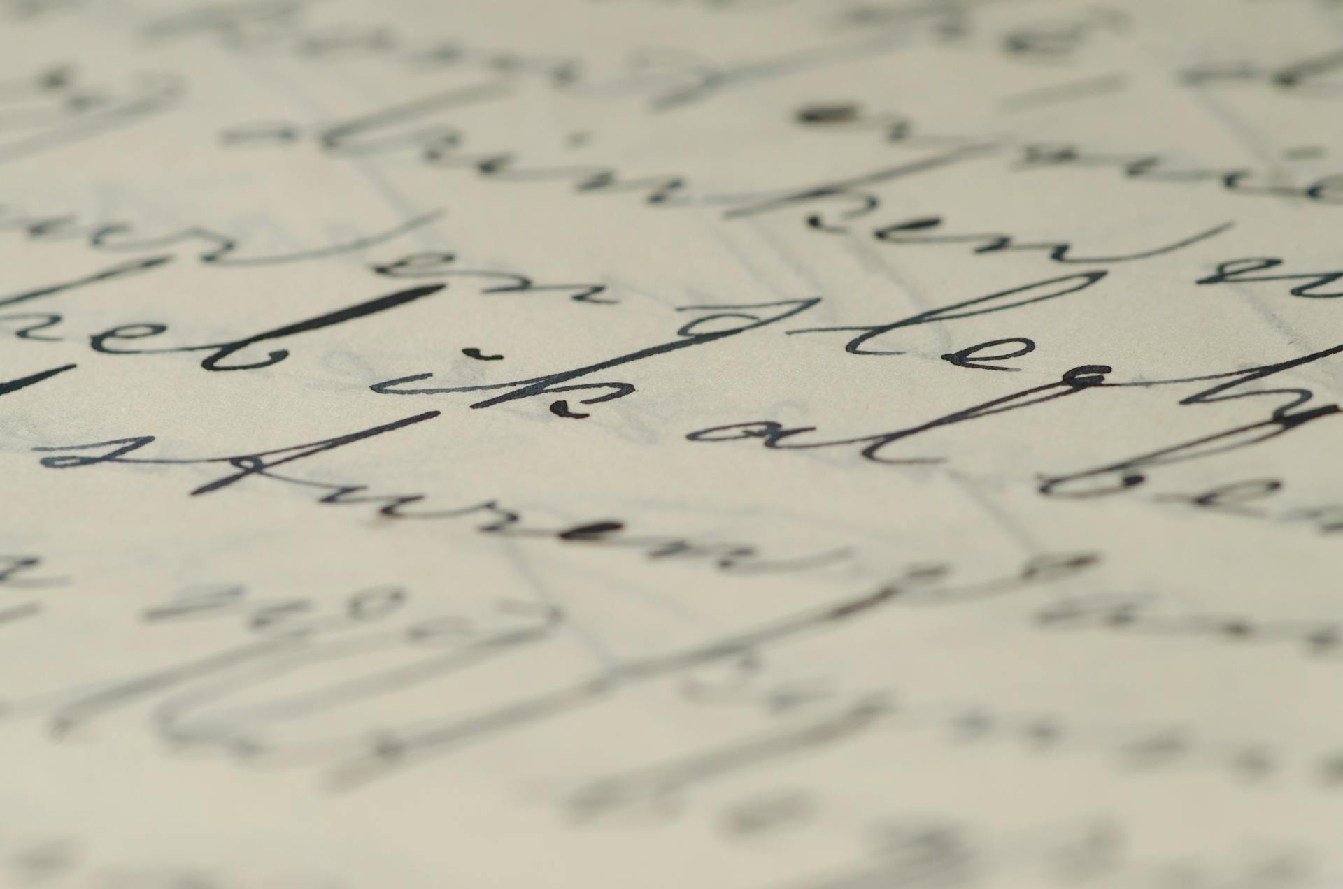 A handwritten note | Source: Pexels
