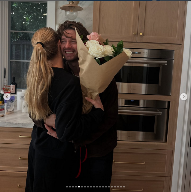 Abby Champion and Patrick Schwarzenegger, from a post dated February 14, 2025 | Source: Instagram/abbychampion/