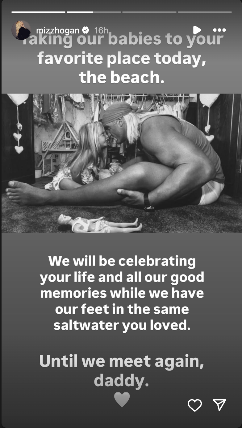 Brooke and Hulk Hogan, from a post shared on August 5, 2025 | Source: Instagram/mizzhogan
