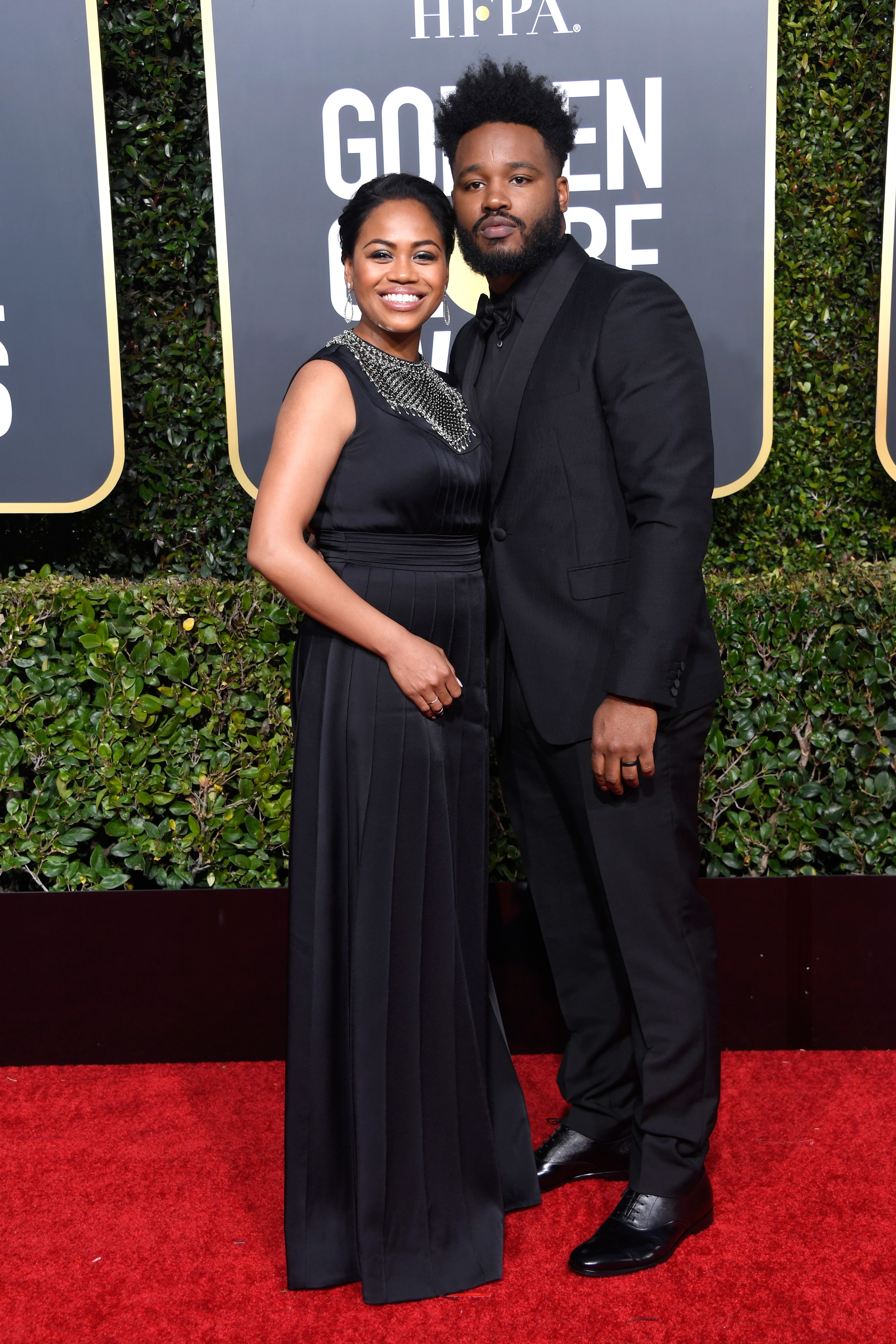 Zinzi Evans and Ryan Coogler attend the 76th Annual Golden Globe Awards at The Beverly Hilton Hotel on January 6, 2019, in Beverly Hills, California. | Source: Getty Images