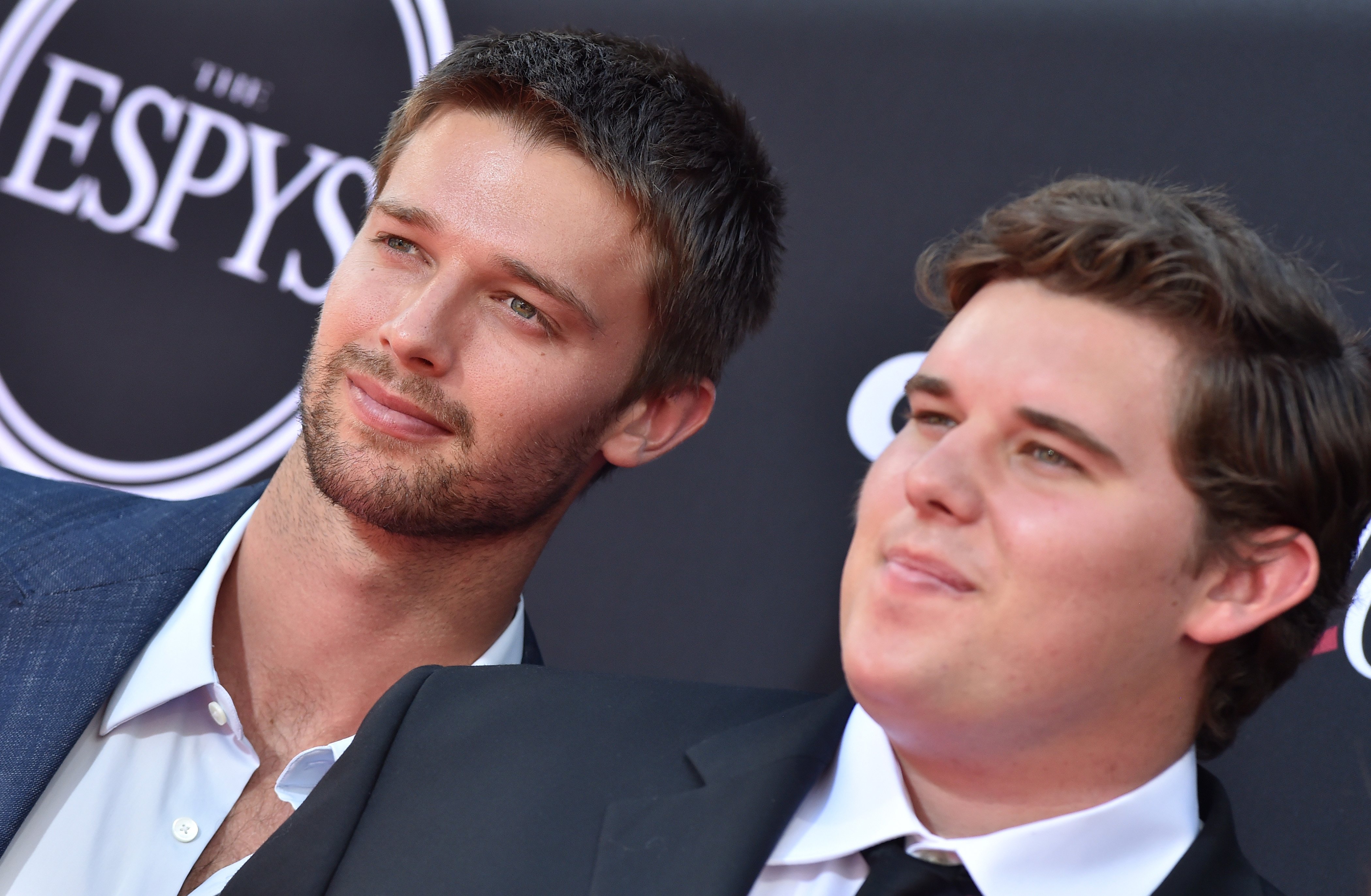 Patrick Schwarzenegger and Christopher Schwarzenegger arrive at the 2017 ESPYS at Microsoft Theater on July 12, 2017 in Los Angeles, California. | Source: Getty Images 