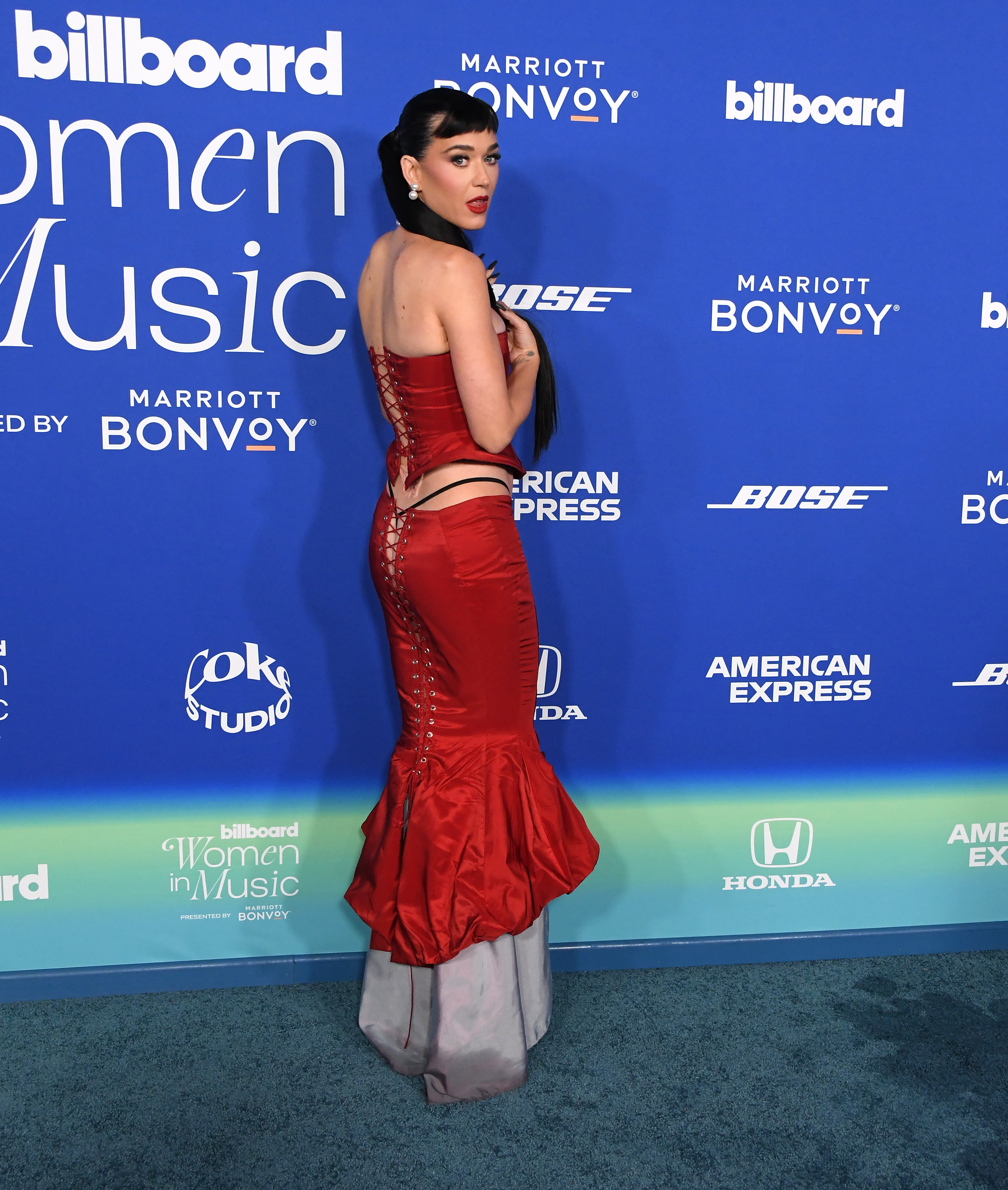 Katy Perry at the Billboard Women in Music event in Inglewood, California on March 6, 2024 | Source: Getty Images