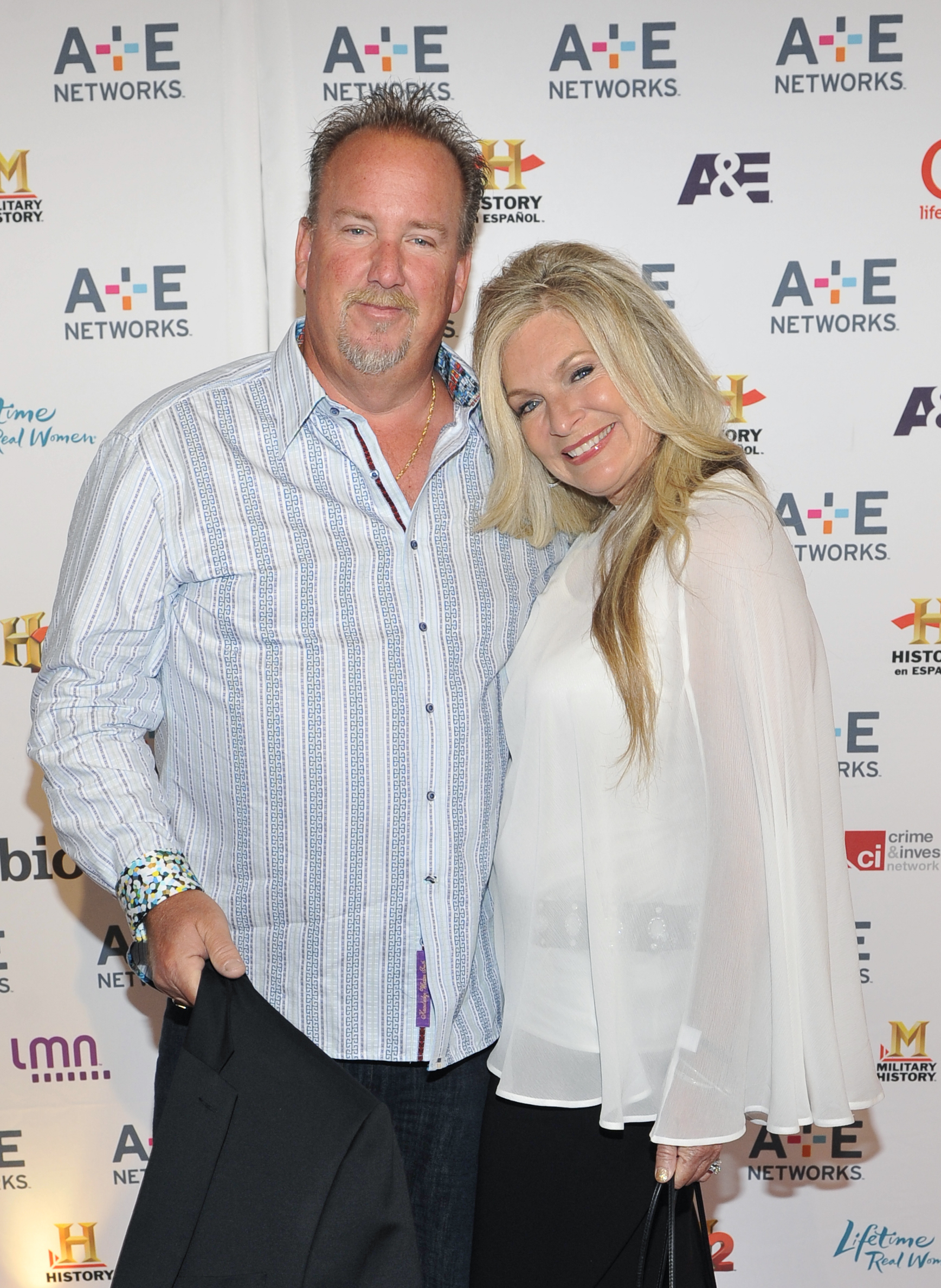 Darrell Sheets and Kimber Wuerfel attend the A+E Networks Upfront at Lincoln Center on May 9, 2012 in New York City | Source: Getty Images