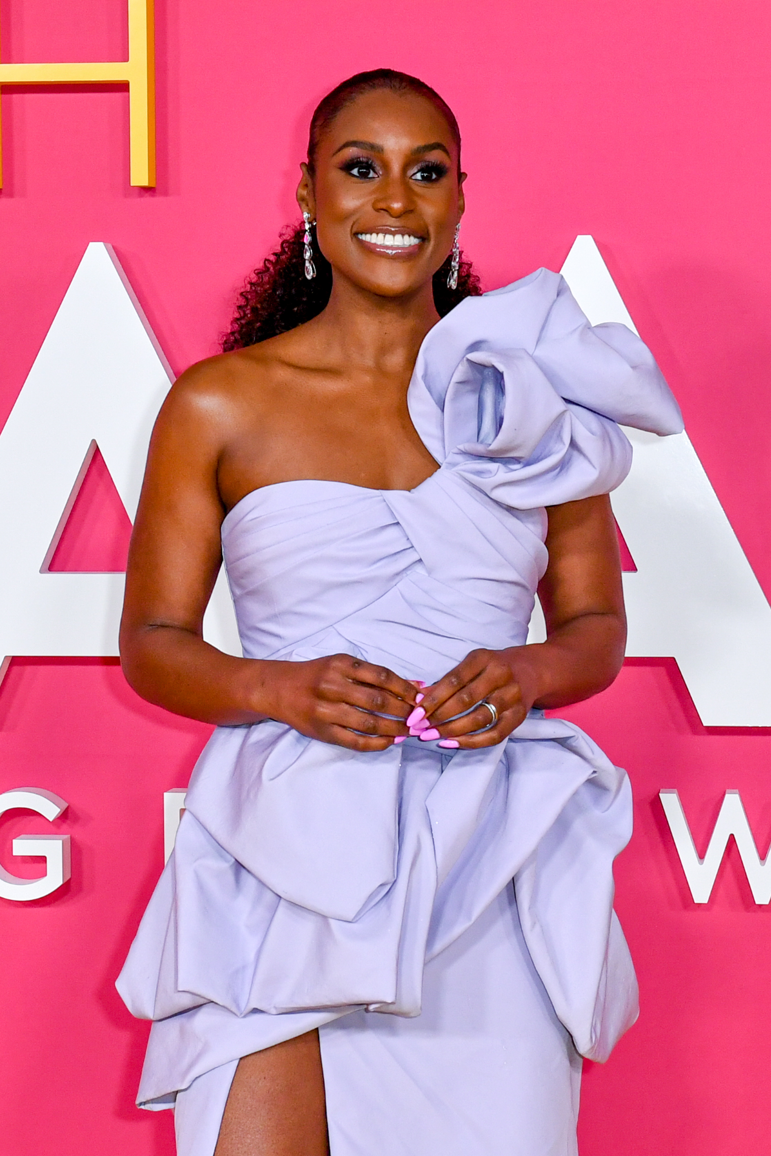 Issa Rae is pictured as she arrives at the 54th Annual NAACP Image Awards at Pasadena Civic Auditorium on February 25, 2023, in Pasadena, California | Source: Getty Images
