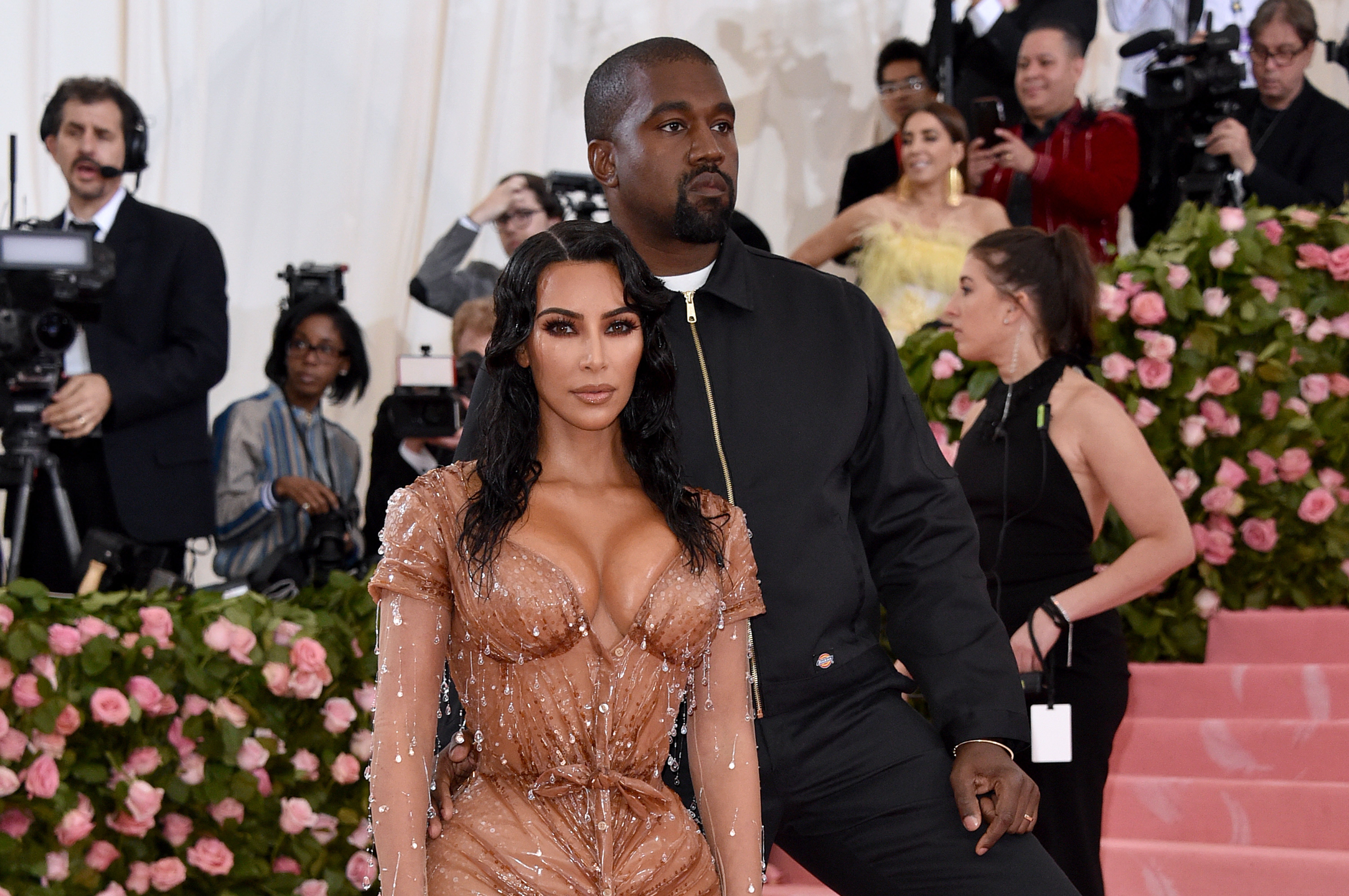 Kanye West and Kim Kardashian on the red carpet at the 2019 Met Gala, New York. | Photo: Getty Images