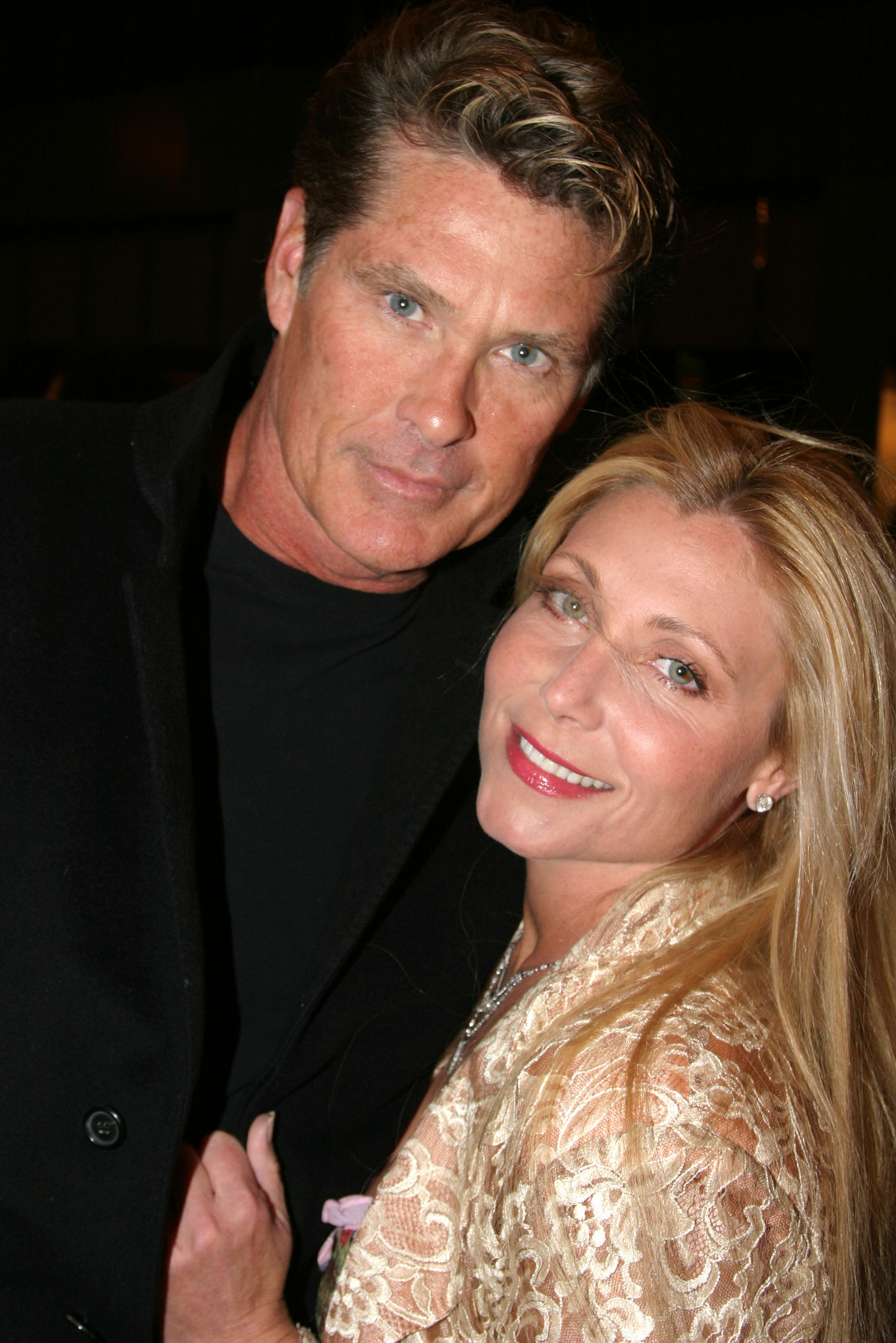 David Hasselhoff and wife Pamela Bach during Opening Night for John Patrick Shanley's "Doubt" on Broadway at The Walter Kerr Theater and The Supper Club in New York City, on March 31, 2005 | Source: Getty Images