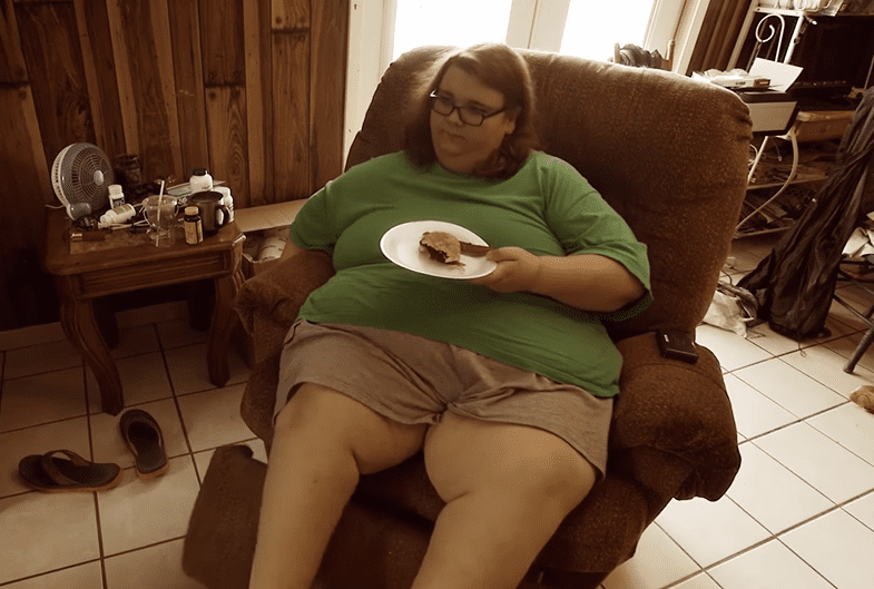 Chay Guillory during a 2018 episode of "My 600-Lb Life." | Photo: YouTube/TLC UK