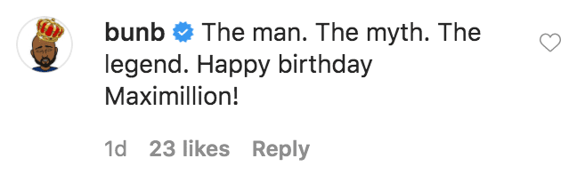 Bun B commented on Eve’s photo of her husband Maximillion in Cube | Source: Instagram.com/therealeve