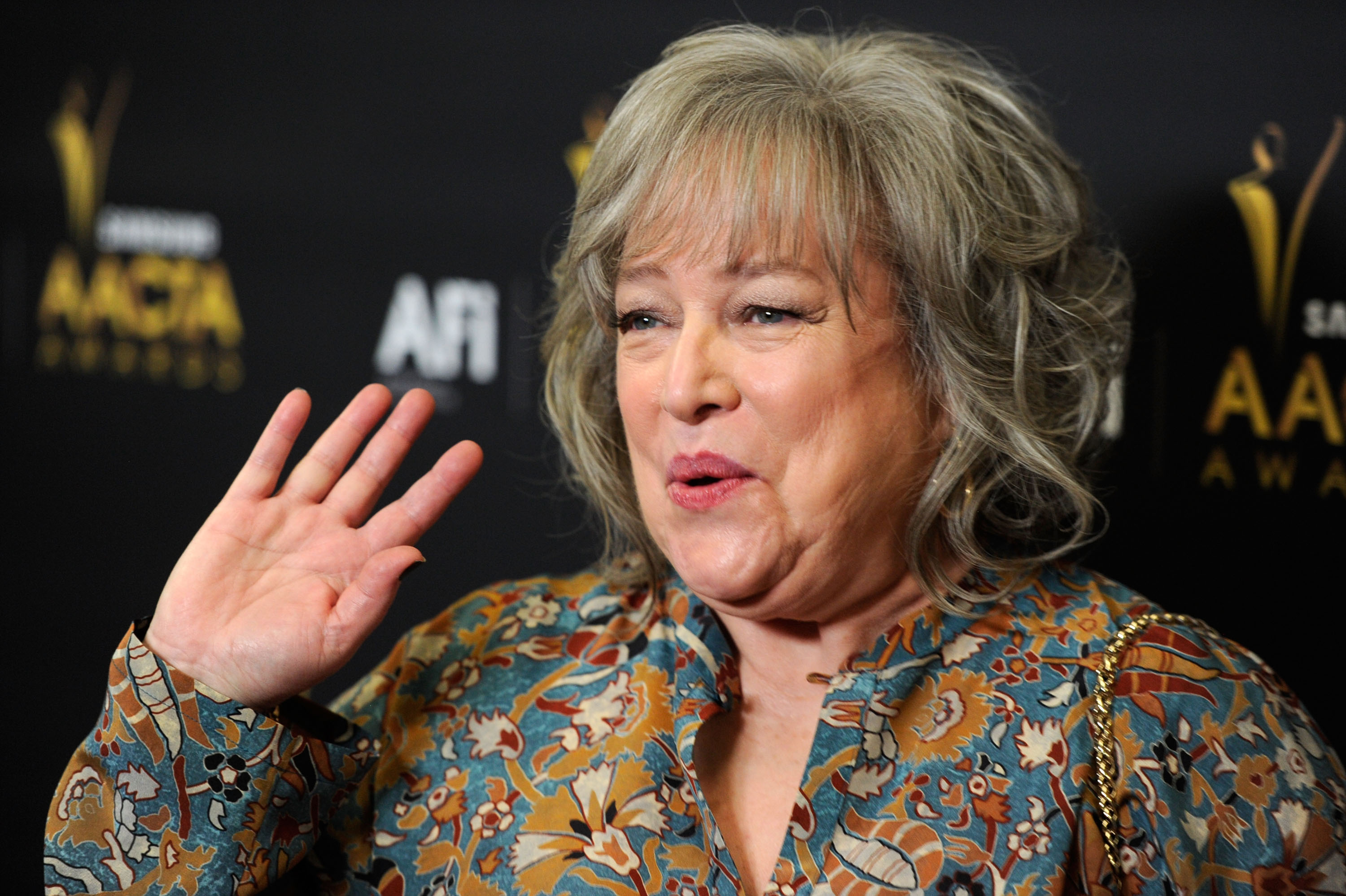 Actress Kathy Bates arrives at the Australian Academy of Cinema and Television Arts' 1st Annual Awards at Soho House on January 27, 2012 in West Hollywood, California | Source: Getty Images