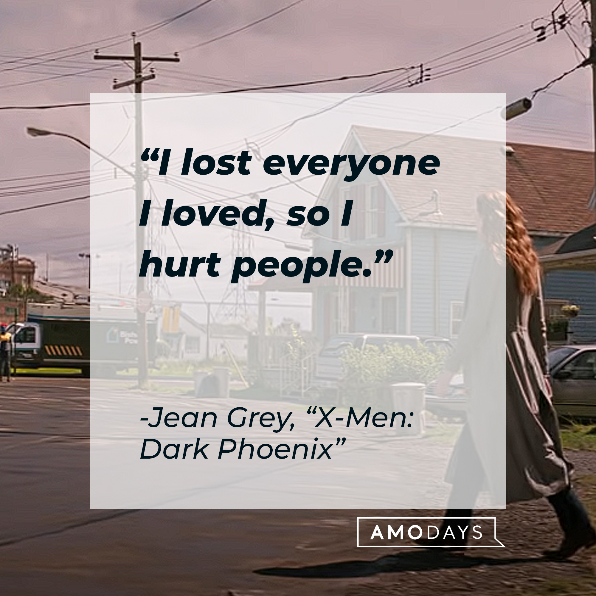 Jean Grey’s quote: "I lost everyone I loved, so I hurt people." | Image: Youtube.com/20thCenturyStudios