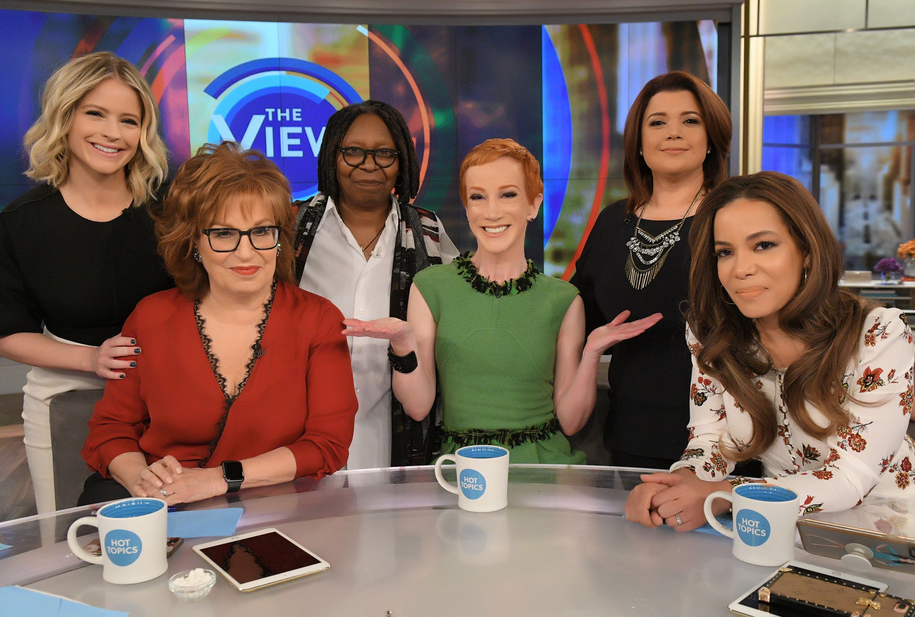 Kathy Griffin with her "The View" cast mates. | Source: Getty Images