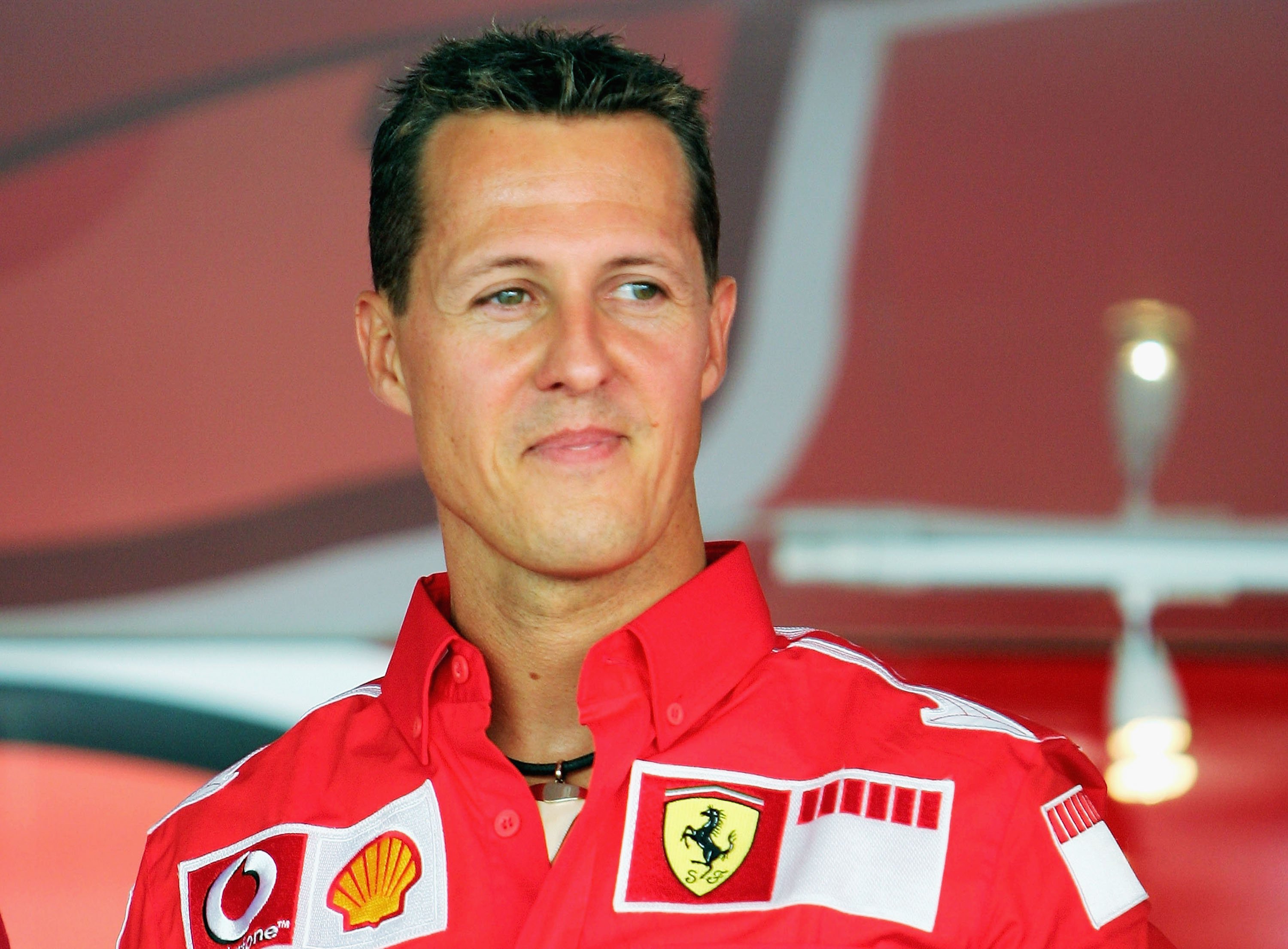Michael Schumacher am 1. September 2005 in Monza, Italien. | Quelle: Getty Images