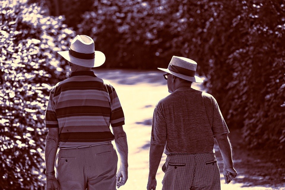Two men walking on the road. | Photo: pixabay.com