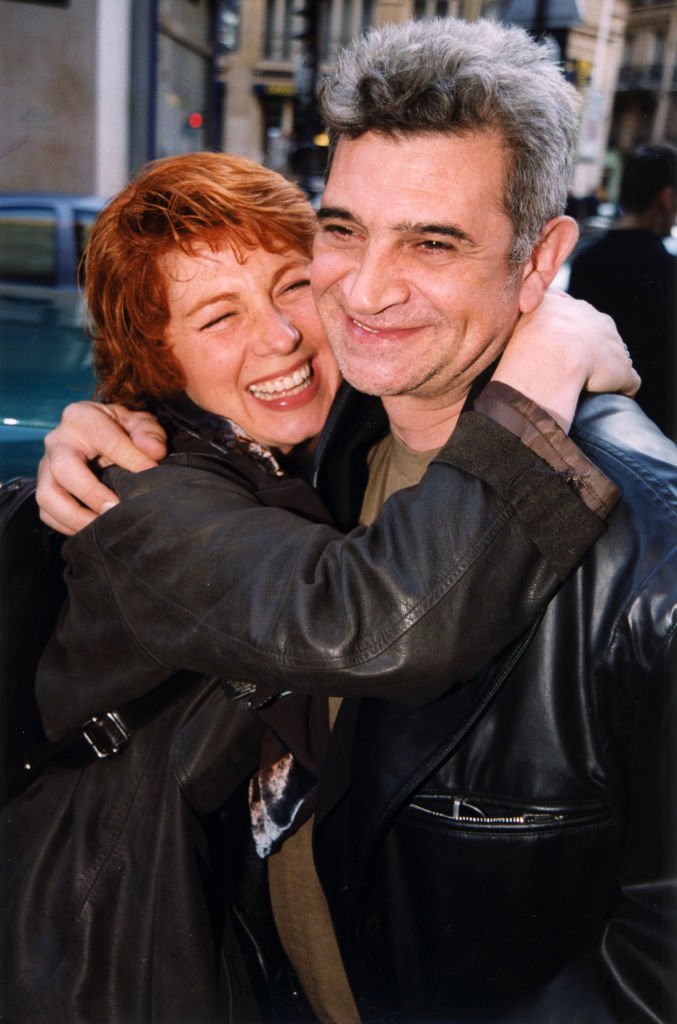 Véronique Genest et son mari Meyer Bokobza le 8 avril 1999 à Paris, France. І Source : Getty Images
