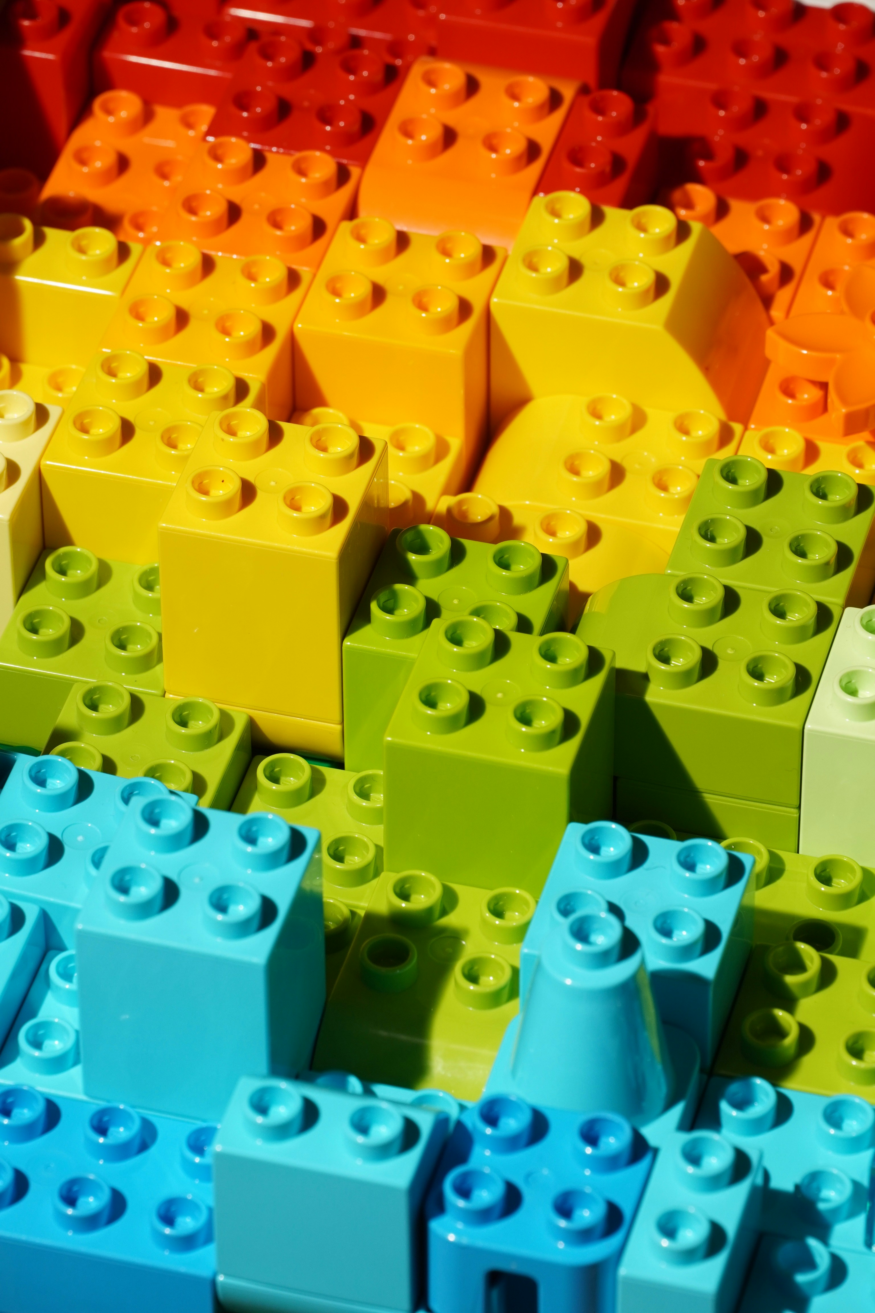 A close-up of LEGO blocks | Source: Unsplash