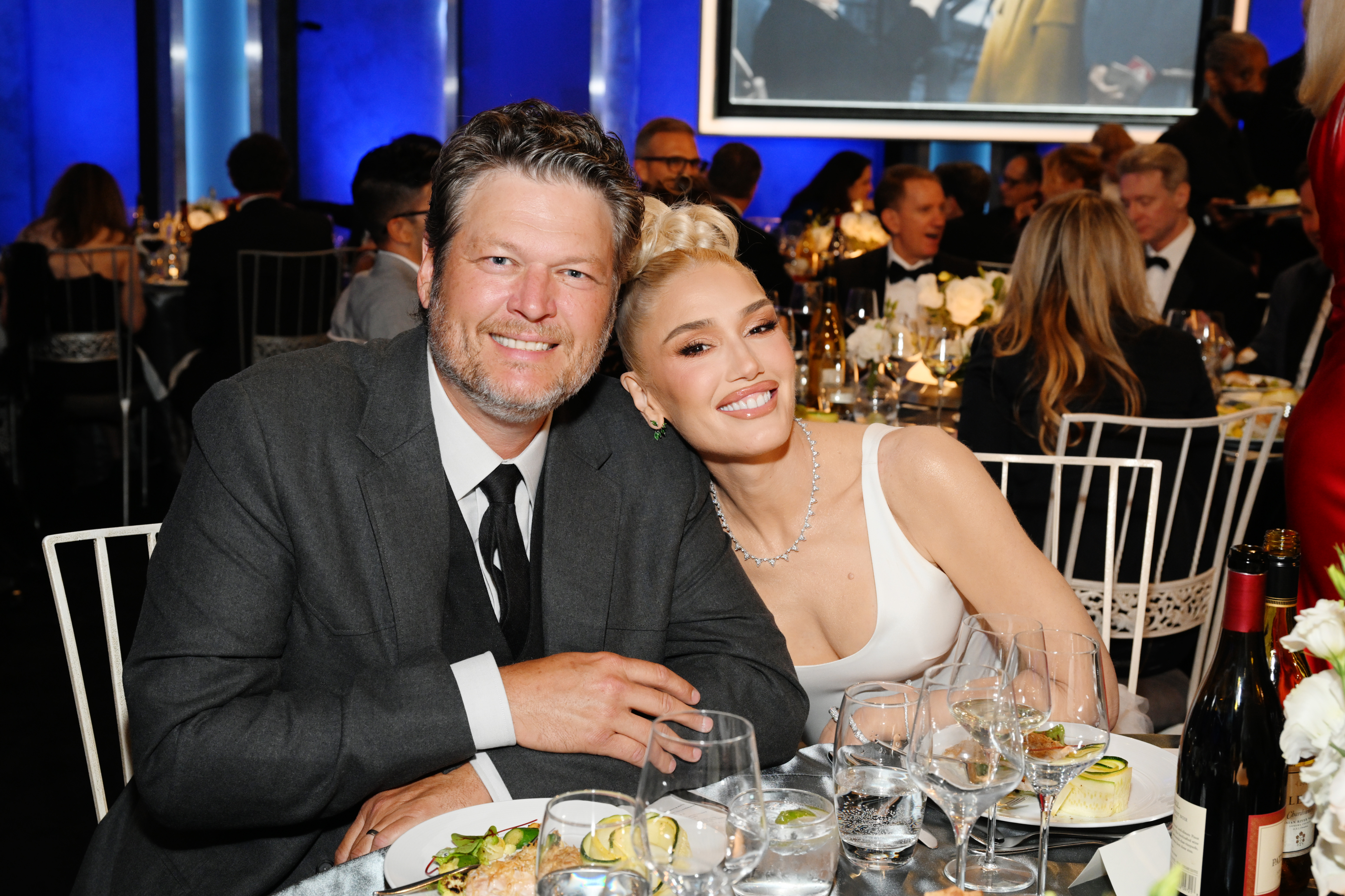 Blake Shelton and Gwen Stefani attended the 48th AFI Life Achievement Award Gala Tribute. | Source: Getty Images