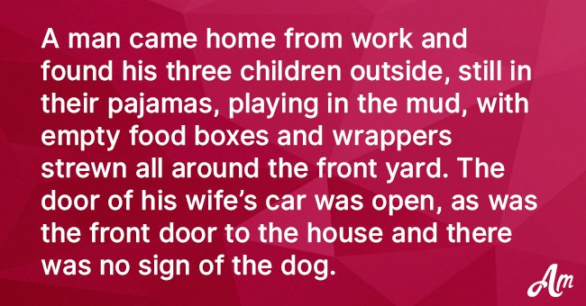 Joke: Man Comes Home and Finds Utter Chaos